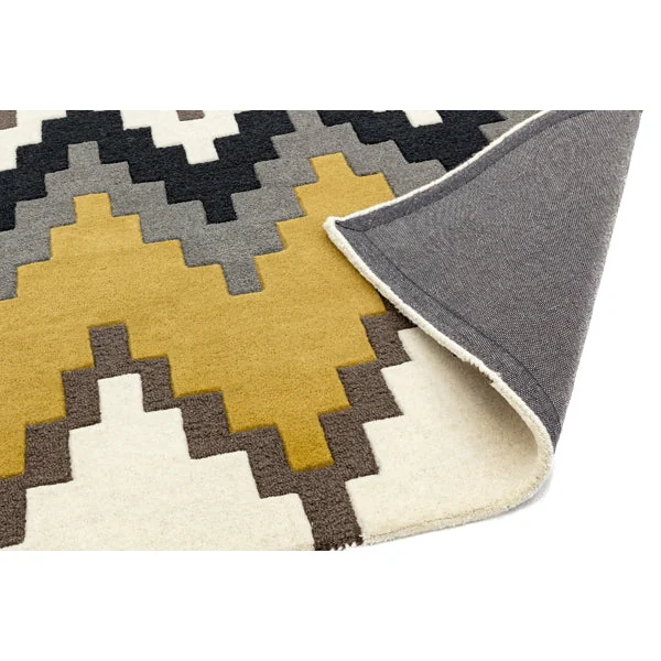 Asiatic Carpets Matrix Hand Tufted Rug Cuzzo Mustard - 160 x 230cm – image 4
