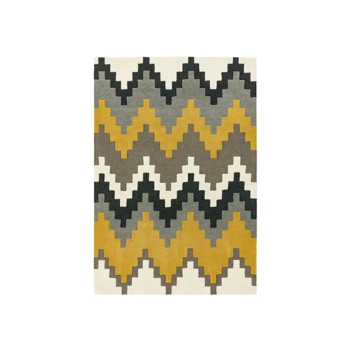 Asiatic Carpets Matrix Hand Tufted Rug Cuzzo Mustard - 160 x 230cm – image 1