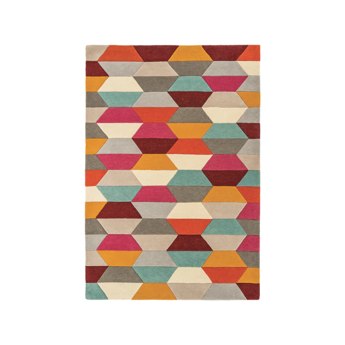Asiatic Carpets Funk Hand Tufted Rug Honeycomb Bright - 200 x 300cm – image 1