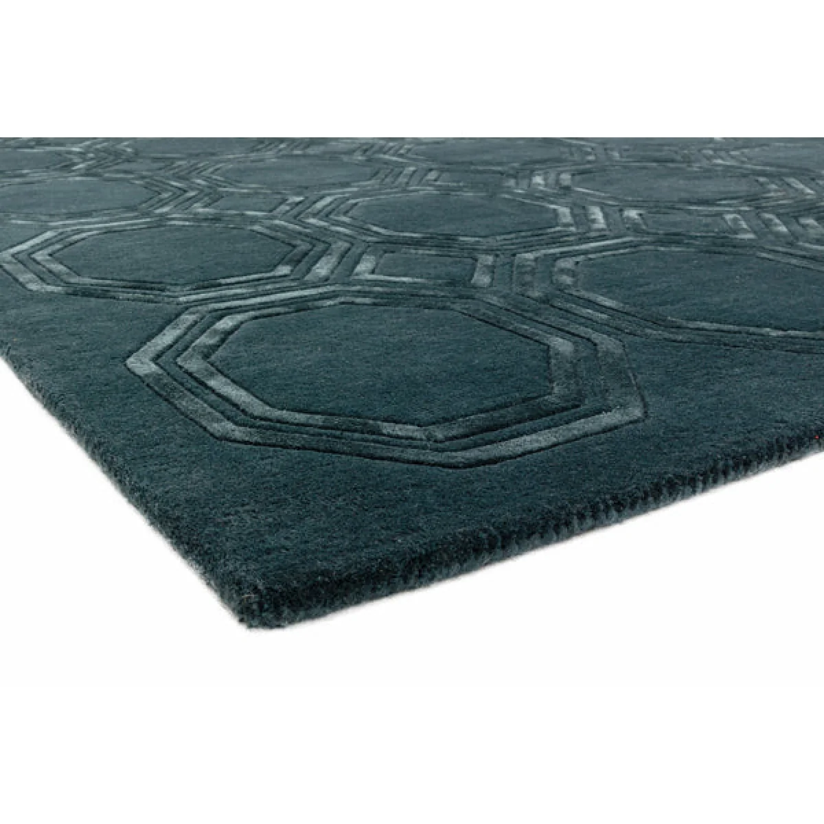 Asiatic Carpets Nexus Hand Tufted Rug Octagon Petrol - 120 x 170cm – image 3