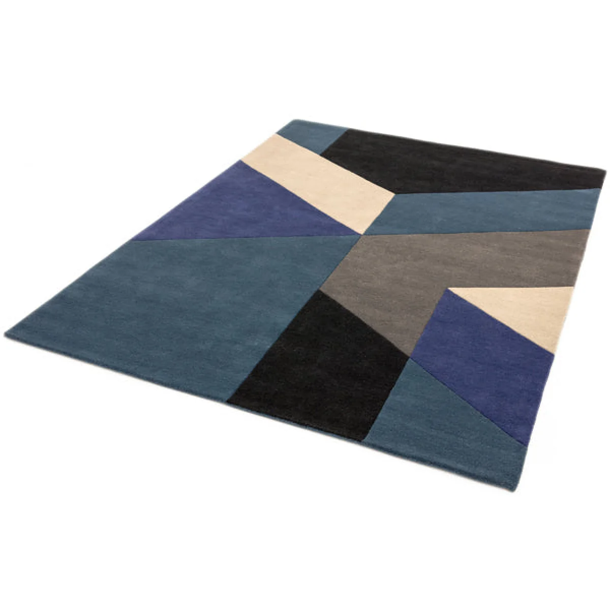 Asiatic Carpets Reef Handtufted Rug Big Geo Blue - 160 x 230cm – image 2