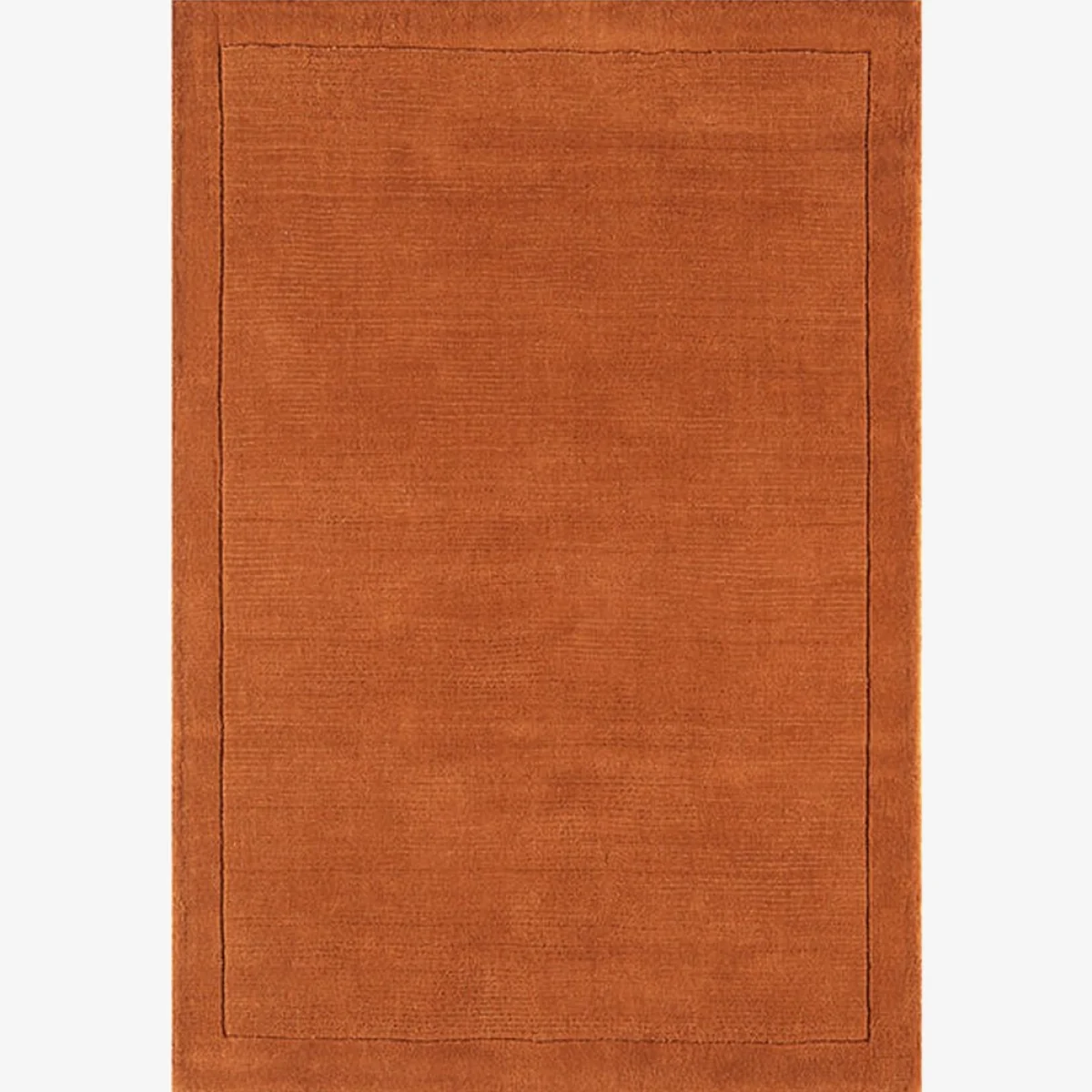 Asiatic Carpets York Hand Woven Rug Terracotta - 80 x 150cm
