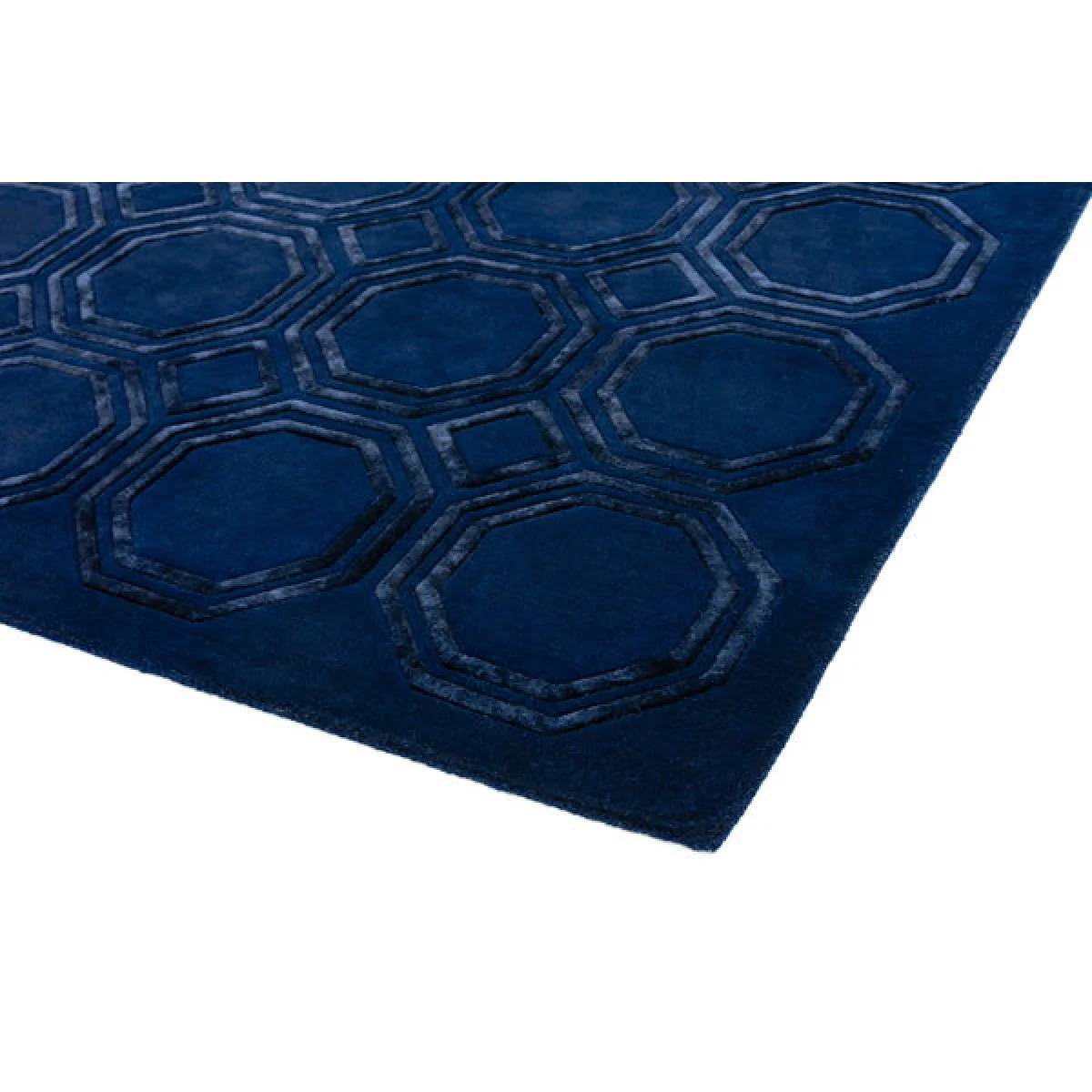 Asiatic Carpets Nexus Hand Tufted Rug Octagon Navy - 200 x 290cm – image 6