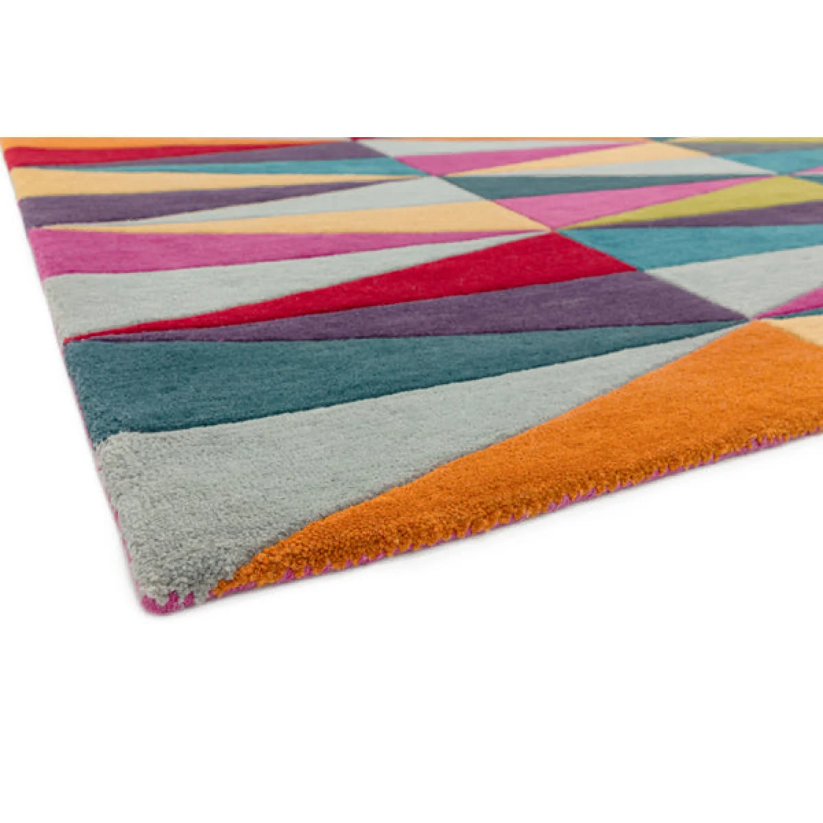 Asiatic Carpets Funk Hand Tufted Rug Triangles - 140 x 200cm – image 6
