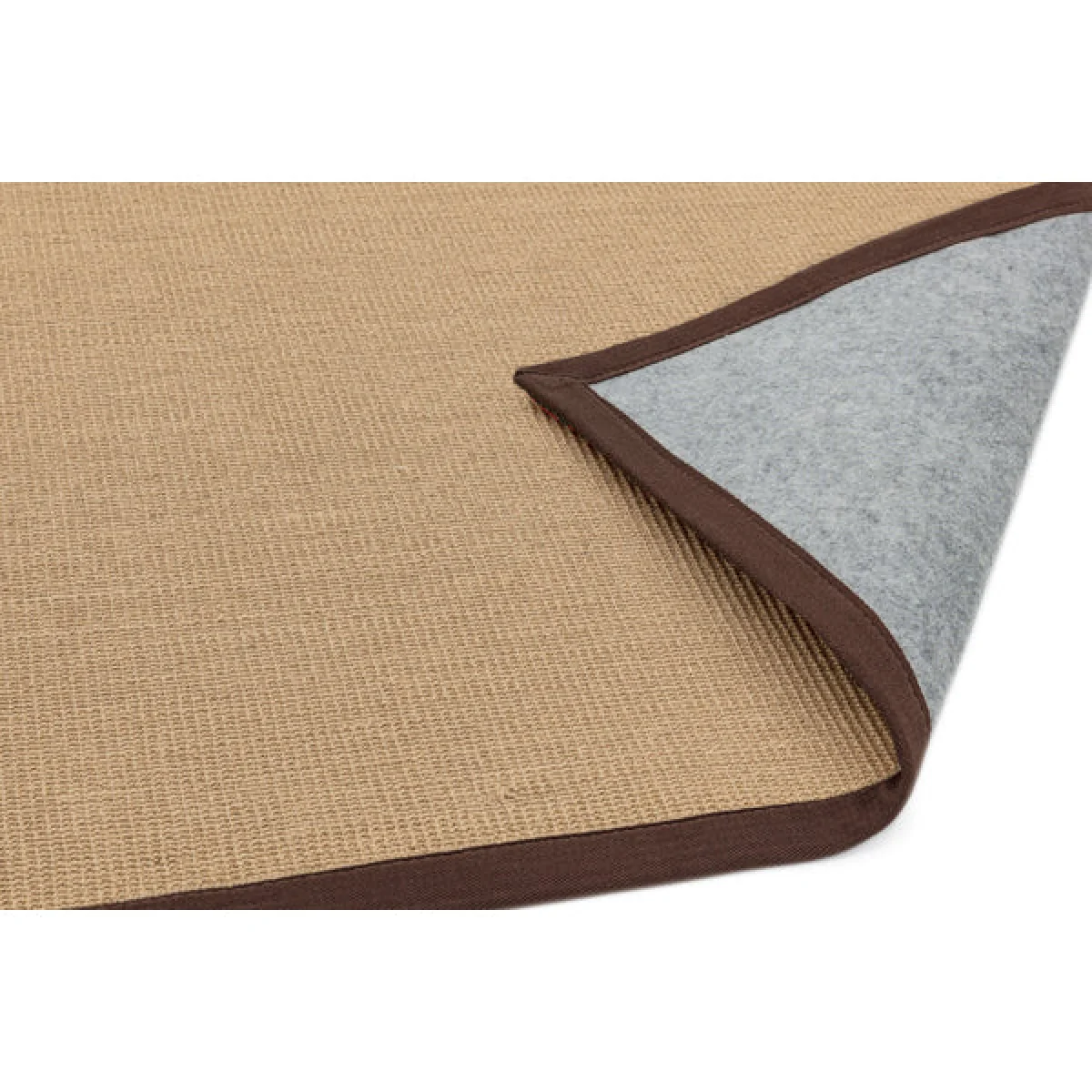 Asiatic Carpets Sisal Machine Woven Rug Linen/Chocolate - 120 x 180cm – image 4
