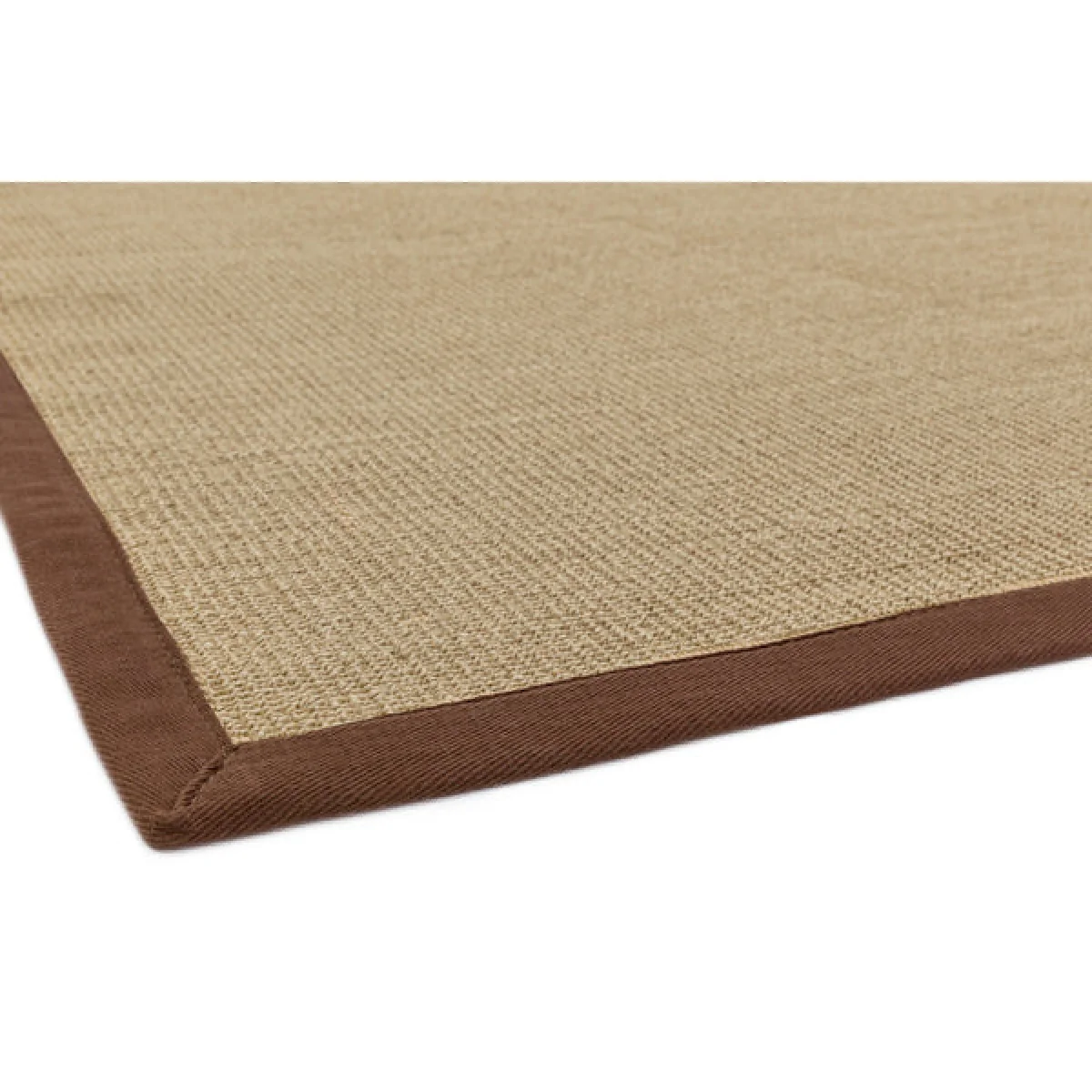 Asiatic Carpets Sisal Machine Woven Rug Linen/Chocolate - 120 x 180cm – image 5