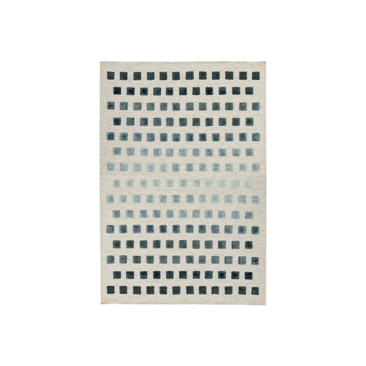 Asiatic Carpets Theo Hand Woven Rug Silvery Squares - 120 x 170cm – image 1