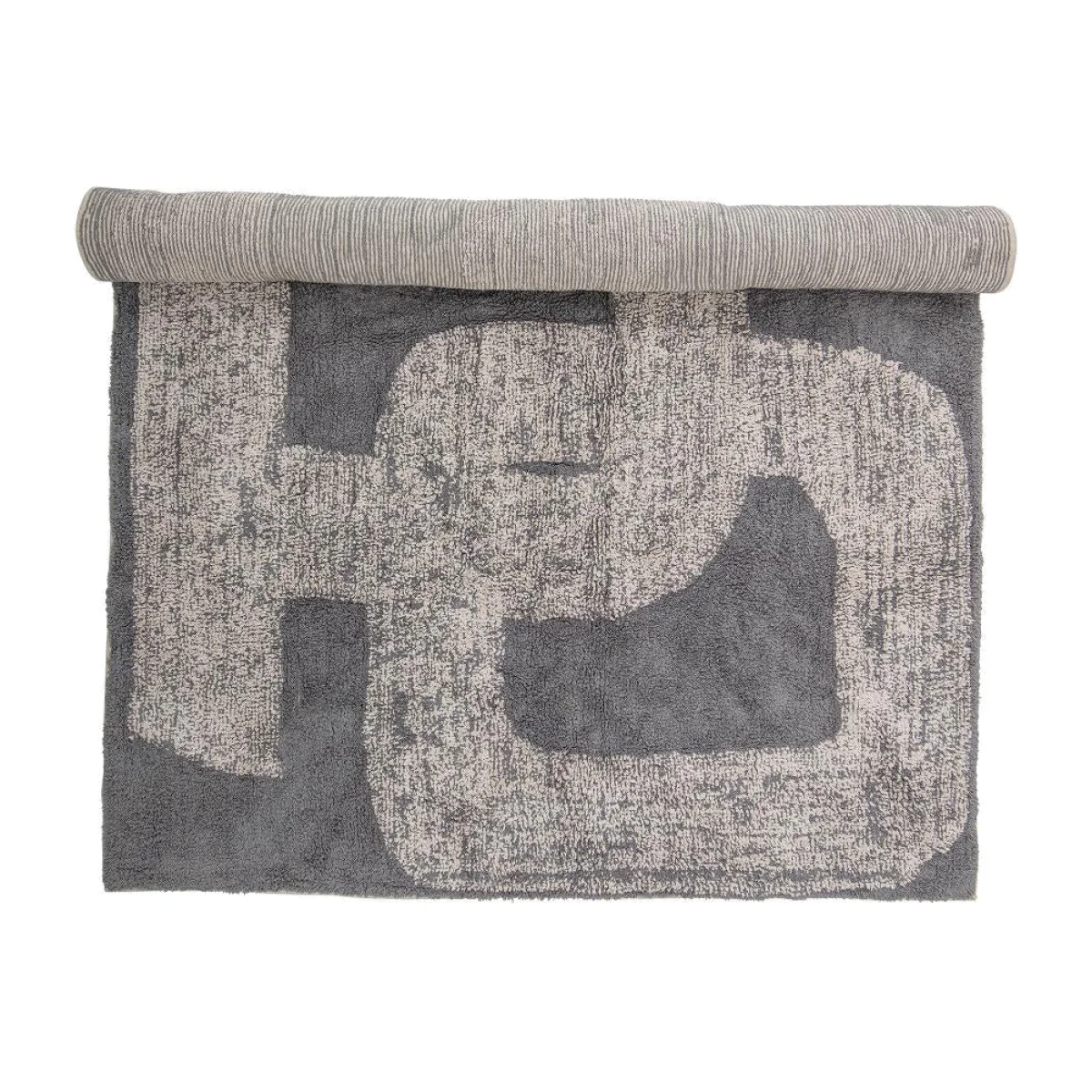 Bloomingville Addo Cotton Rug in Grey