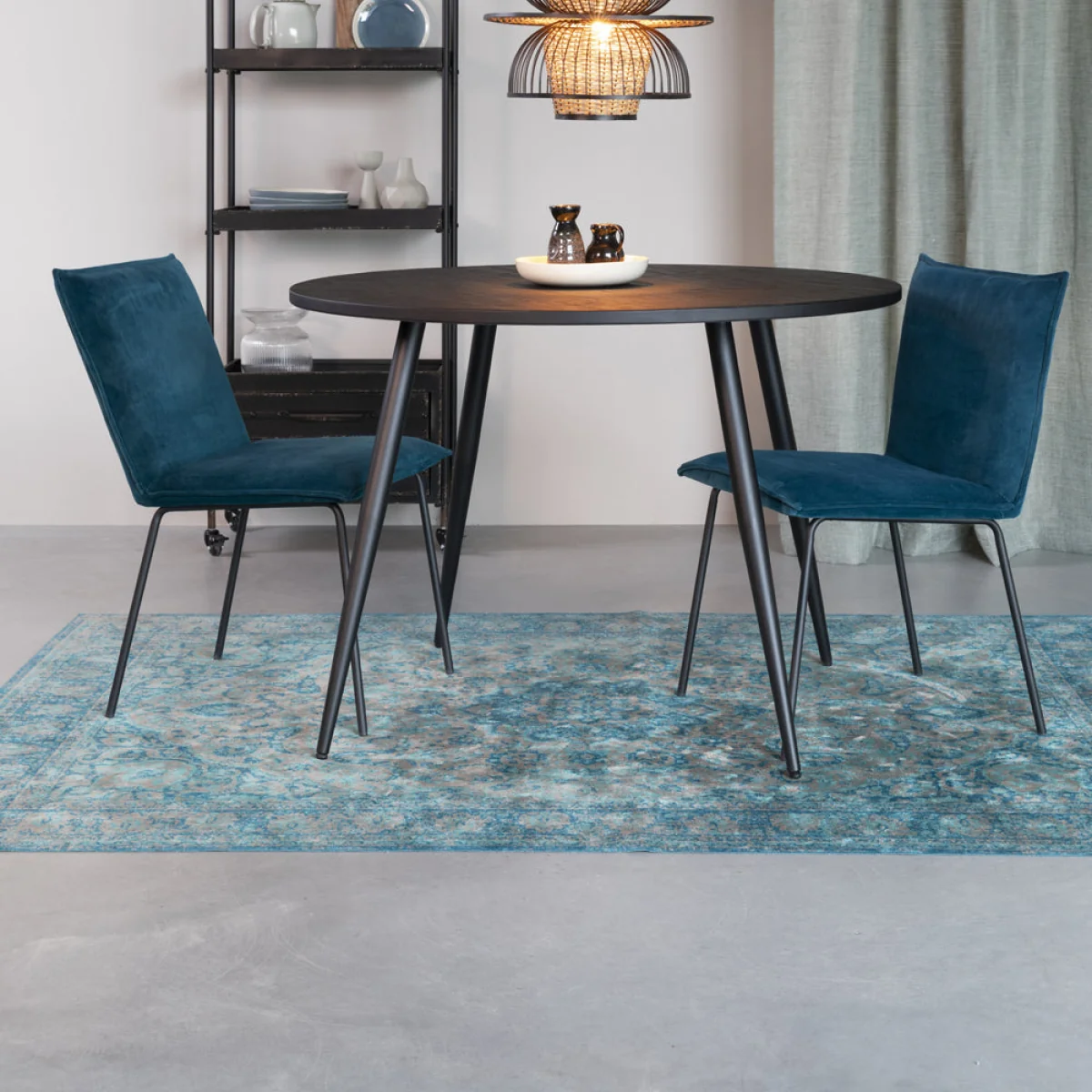 Olivia's Nordic Living Collection - Cor Rug in Blue