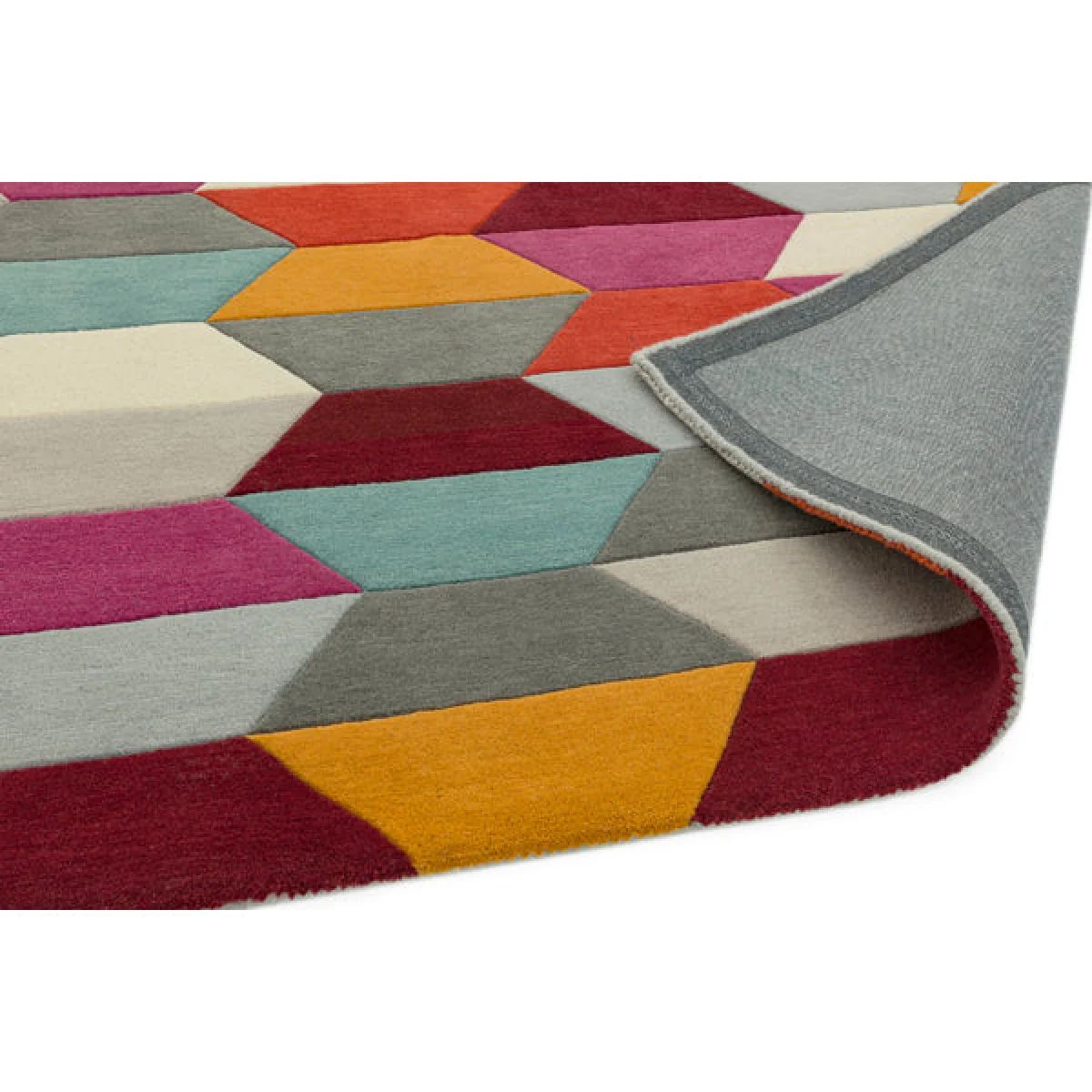 Asiatic Carpets Funk Hand Tufted Rug Honeycomb Bright - 140 x 200cm – image 4