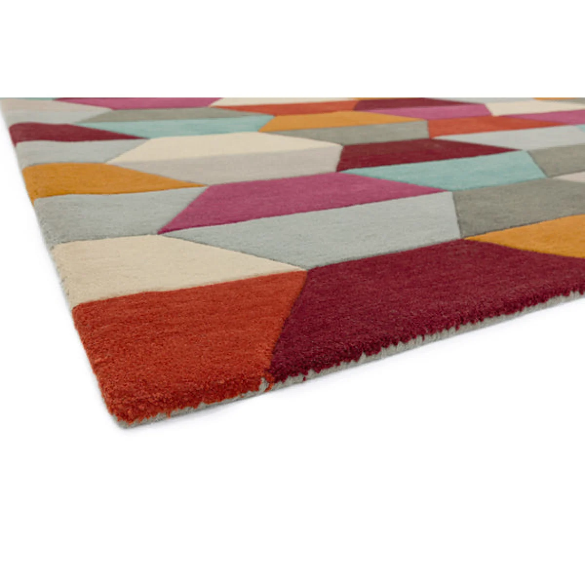 Asiatic Carpets Funk Hand Tufted Rug Honeycomb Bright - 140 x 200cm – image 5