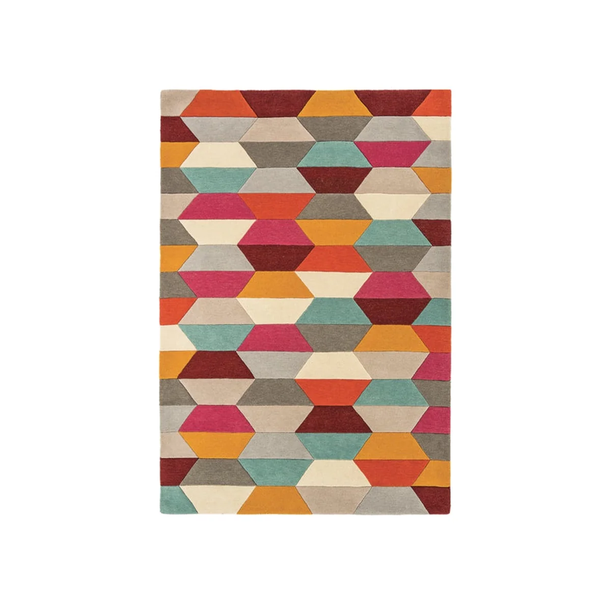 Asiatic Carpets Funk Hand Tufted Rug Honeycomb Bright - 140 x 200cm – image 1