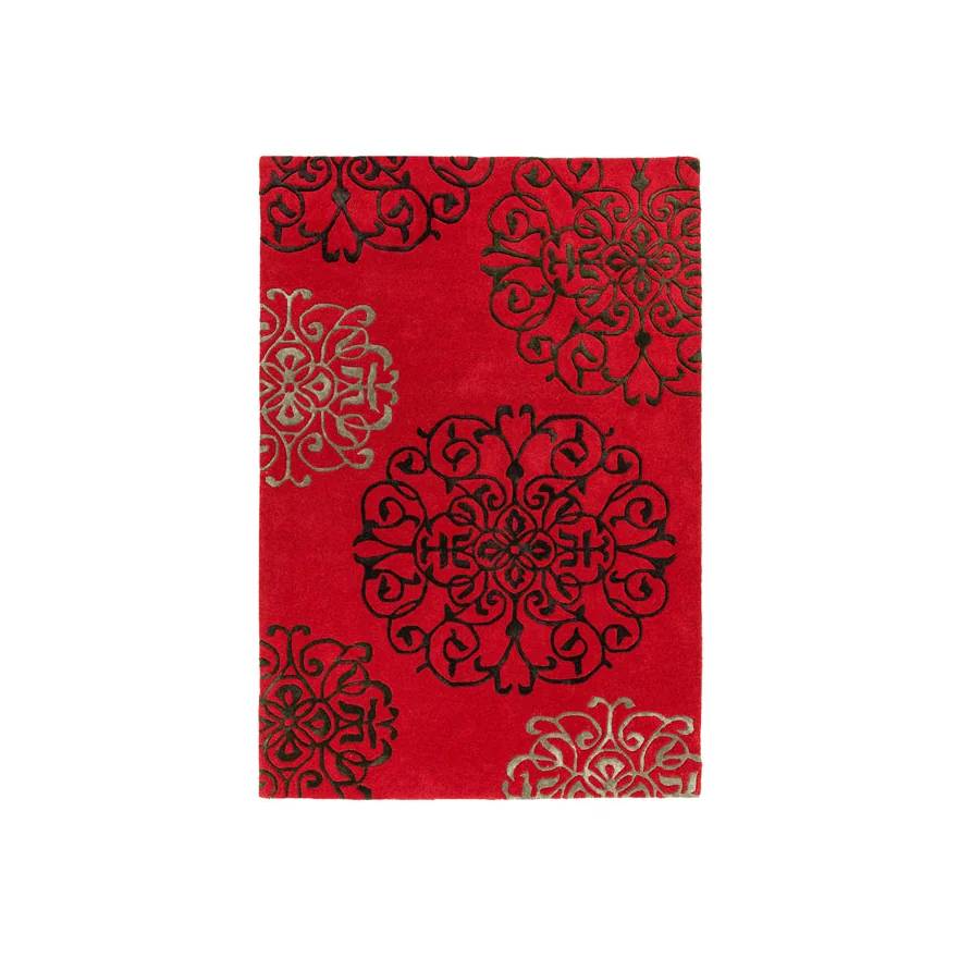 Asiatic Carpets Matrix Hand Tufted Rug Tangier Red - 160 x 230cm