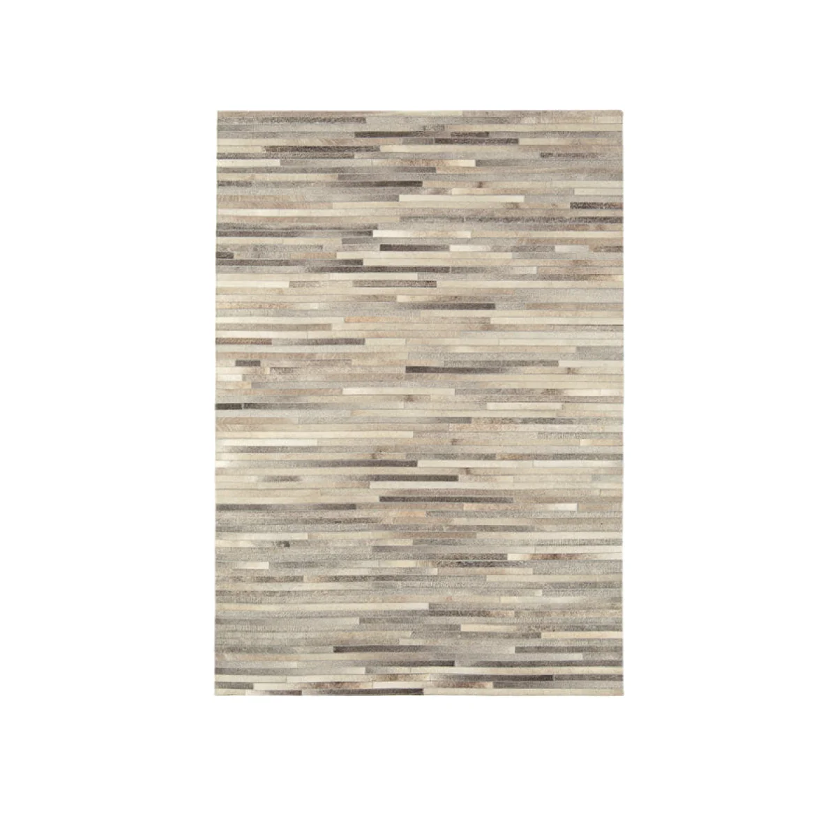 Asiatic Carpets Gaucho Hand Sewn Rug Light Grey Stripe - 160 x 230cm – image 1