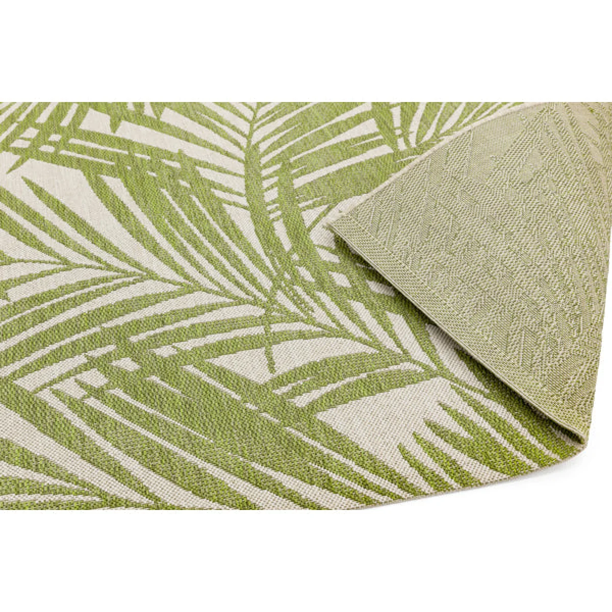 Asiatic Carpets Patio Machine Woven Rug Green Palm - 80 x 150cm – image 3