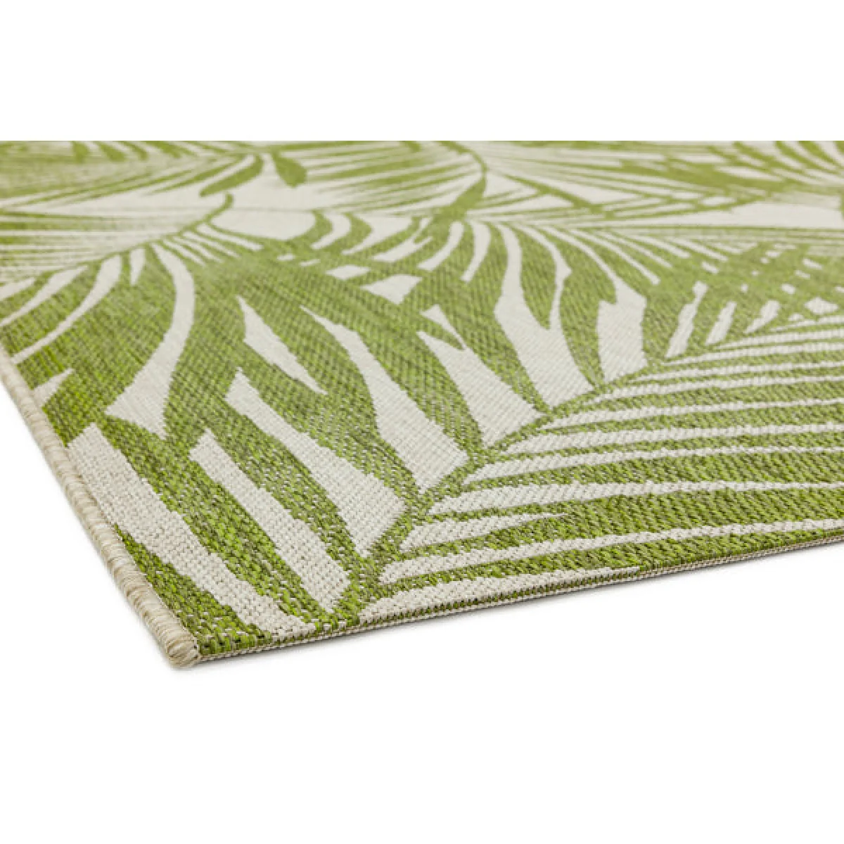 Asiatic Carpets Patio Machine Woven Rug Green Palm - 80 x 150cm – image 4