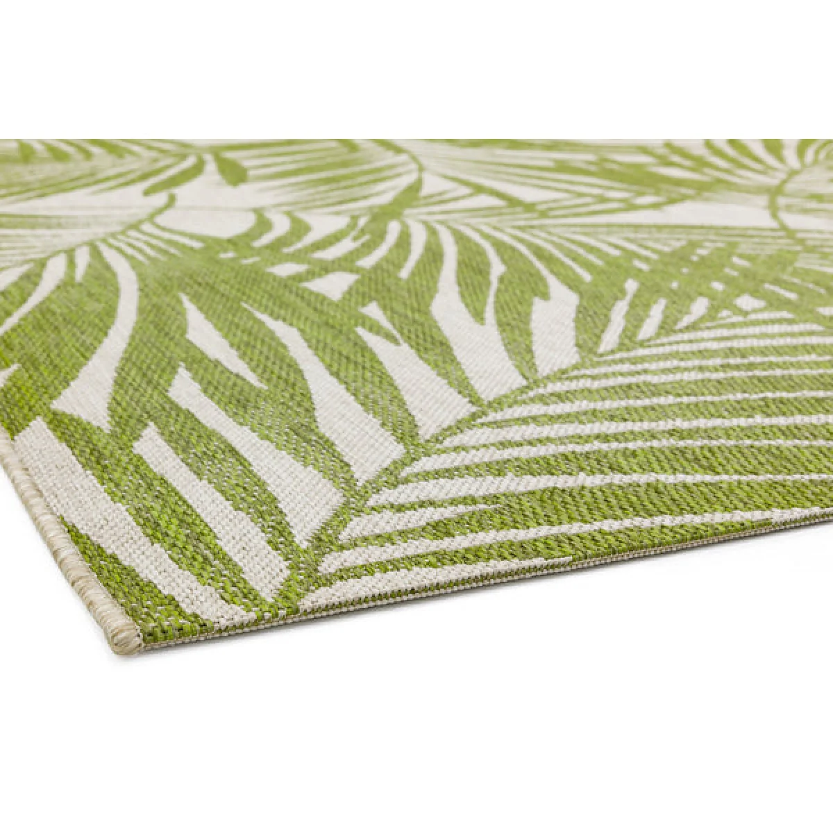 Asiatic Carpets Patio Machine Woven Rug Green Palm - 80 x 150cm – image 5
