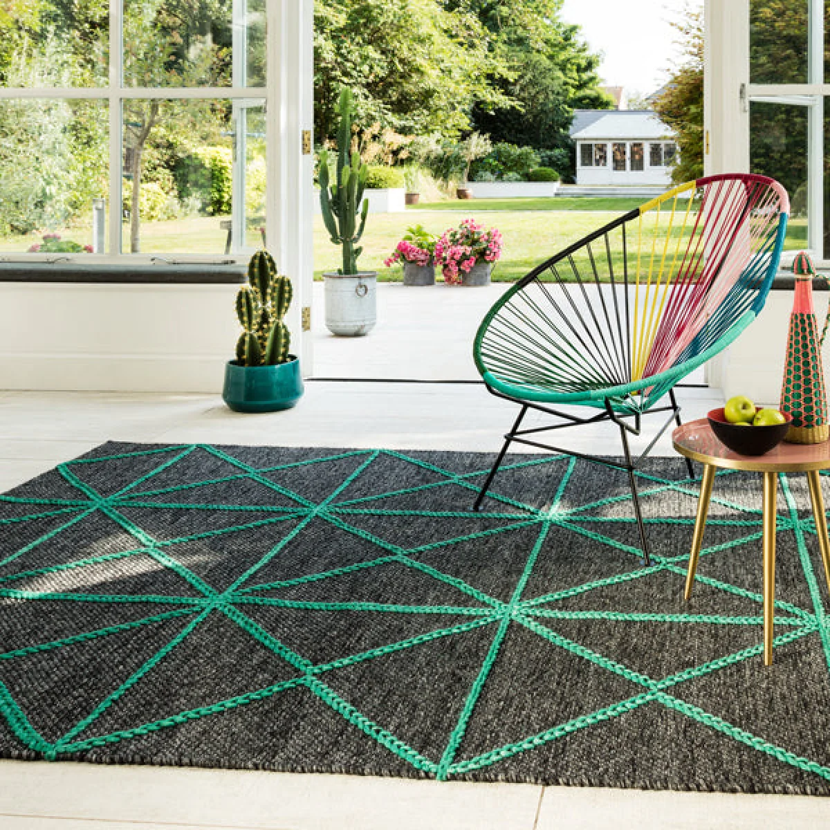 Asiatic Carpets Prism hAND wOVEN Rug Green - 120 x 170cm – image 2