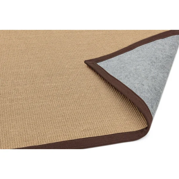 Asiatic Carpets Sisal Machine Woven Rug Linen/Chocolate - 160 x 230cm – image 4
