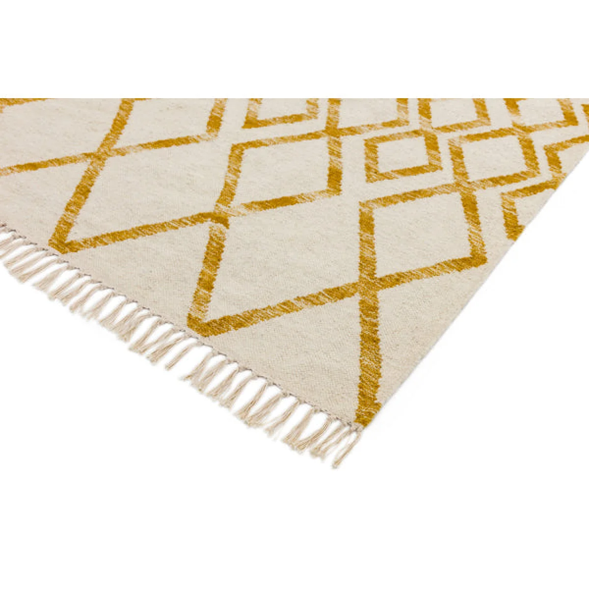 Asiatic Carpets Hackney Hand Woven Rug Diamond Yellow - 160 x 230cm – image 3