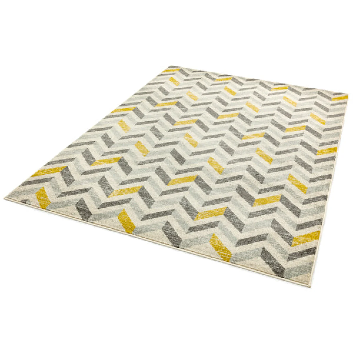 Asiatic Carpets Colt Machine Woven Rug Chevron Mustard - 120 x 170cm – image 2