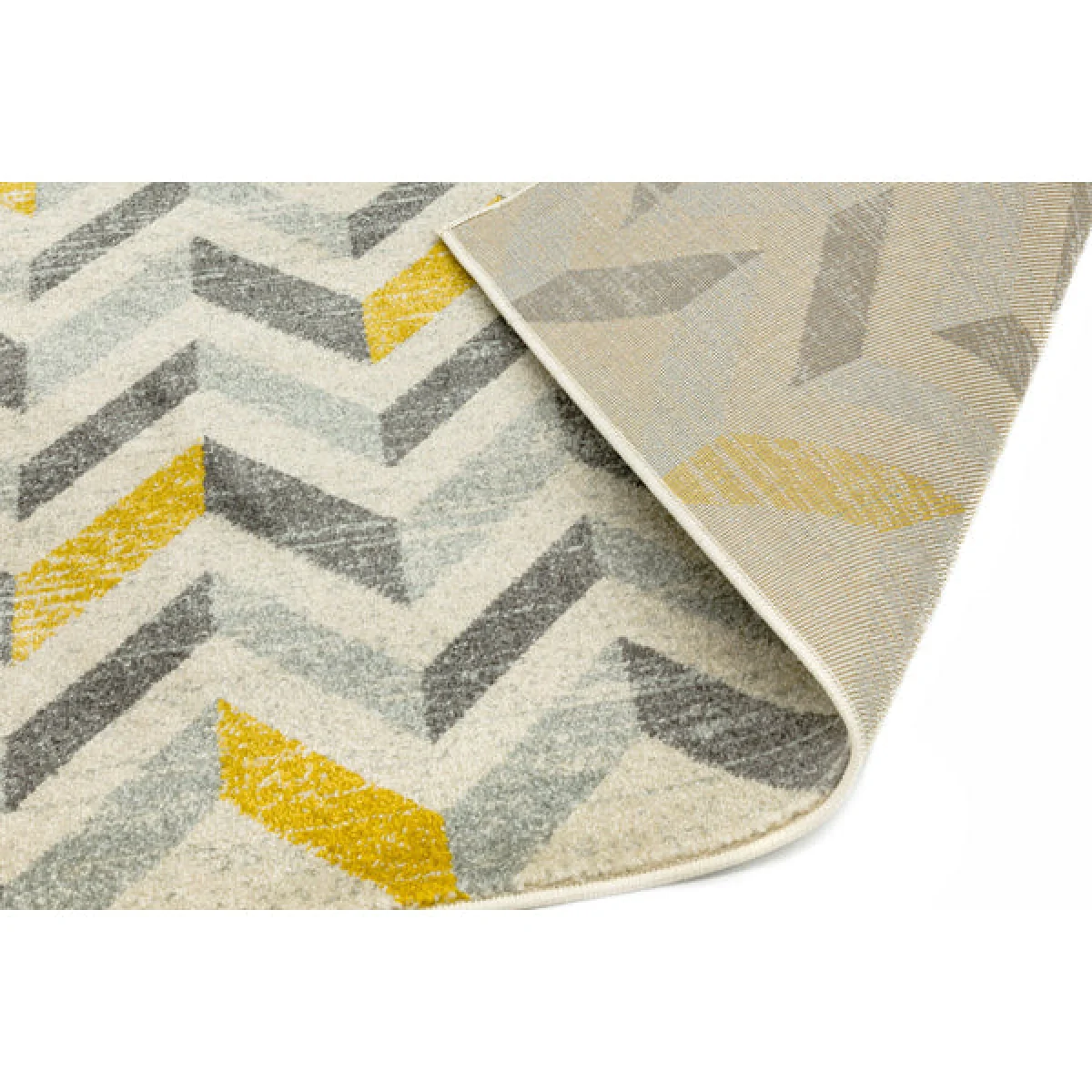 Asiatic Carpets Colt Machine Woven Rug Chevron Mustard - 120 x 170cm – image 4