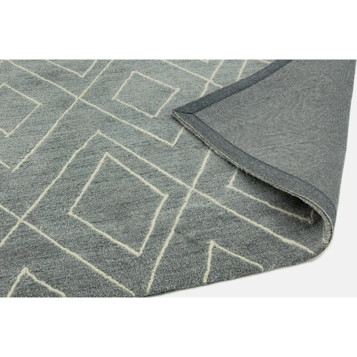 Asiatic Carpets Nomad Table Tufted Rug Silver - 200 x 290cm – image 4