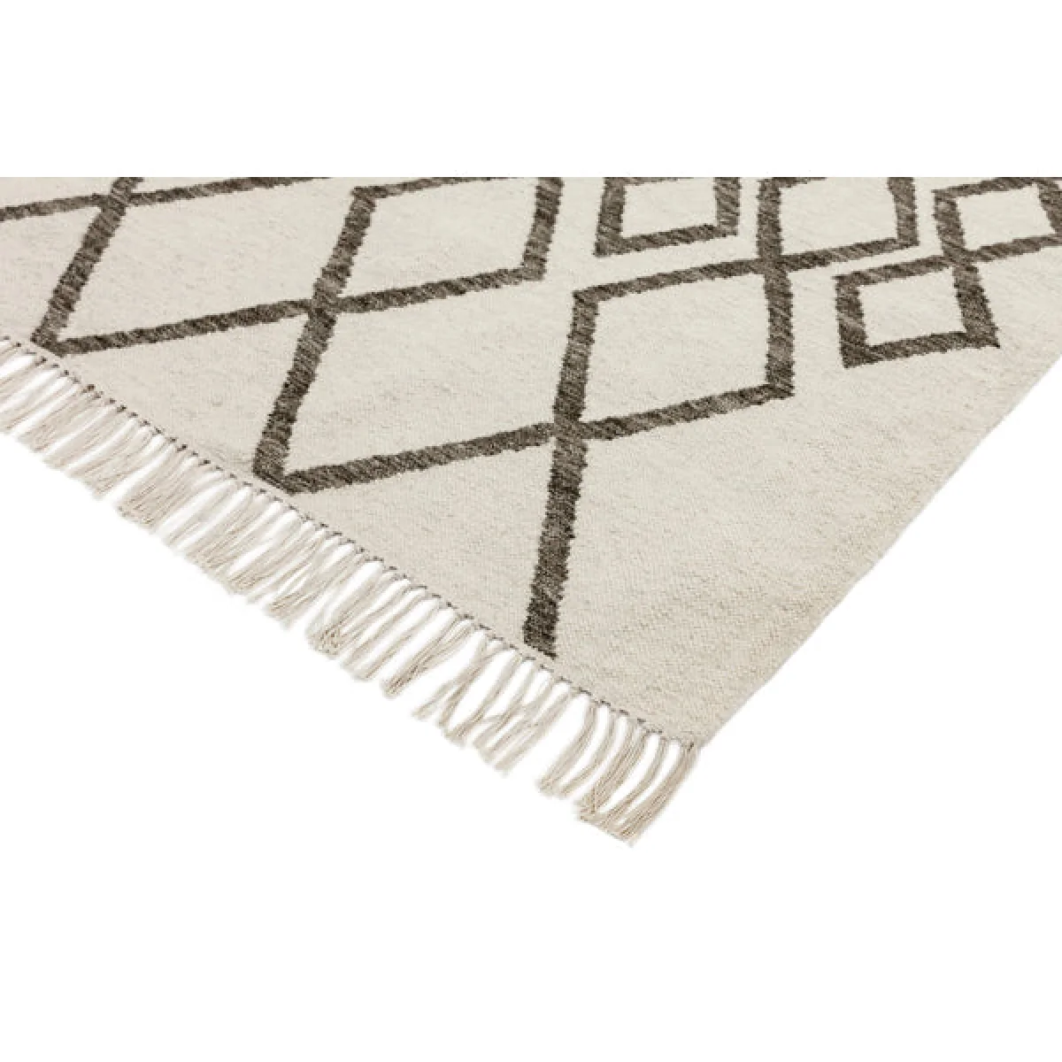 Asiatic Carpets Hackney Hand Woven Rug Diamond Taupe - 160 x 230cm – image 3