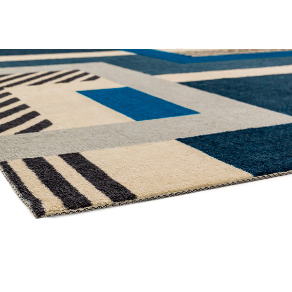 Asiatic Carpets Riley Tufted and printed Rug Blue - 200 x 290cm – image 5