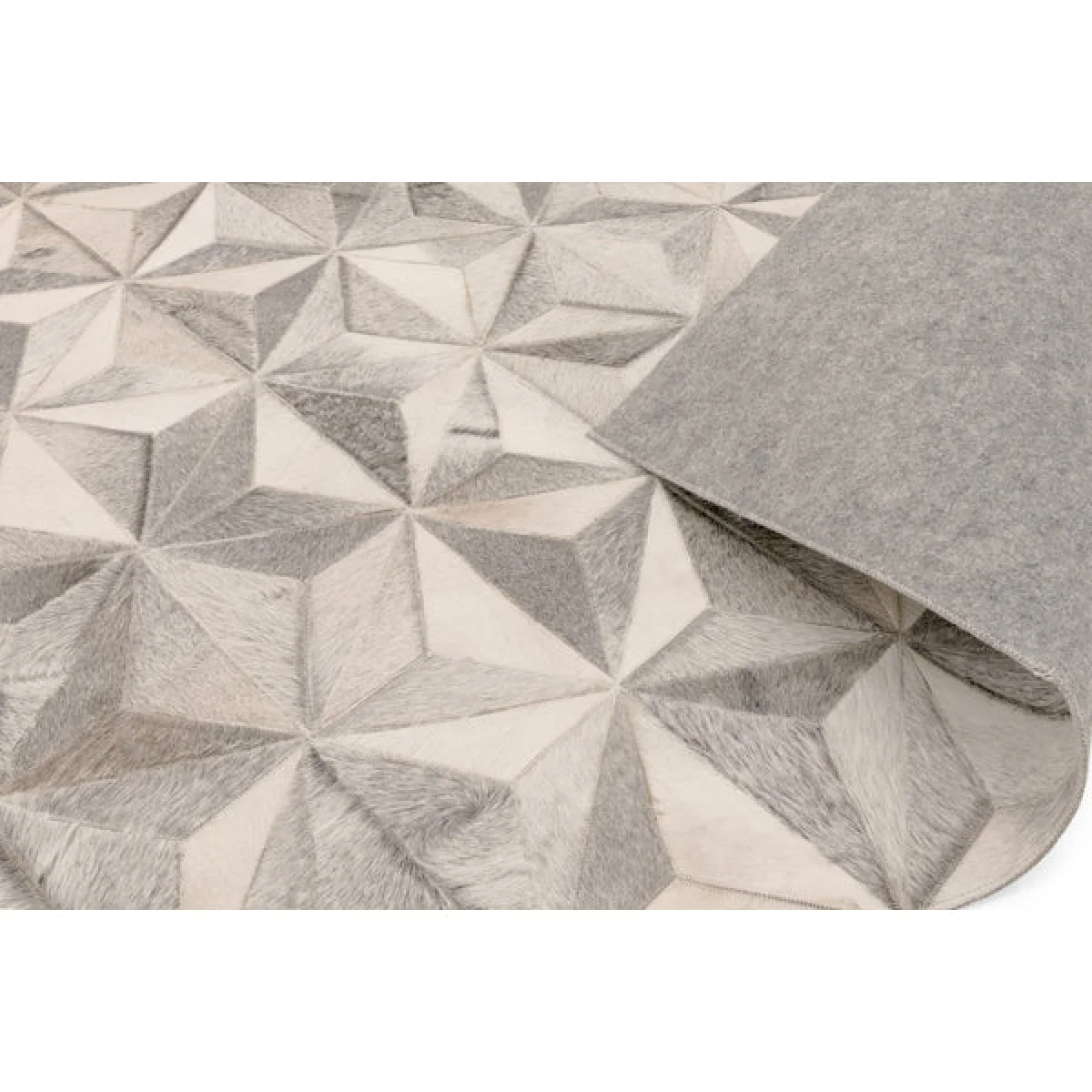 Asiatic Carpets Gaucho Hand Sewn Rug Facet Grey - 200 x 300cm – image 5