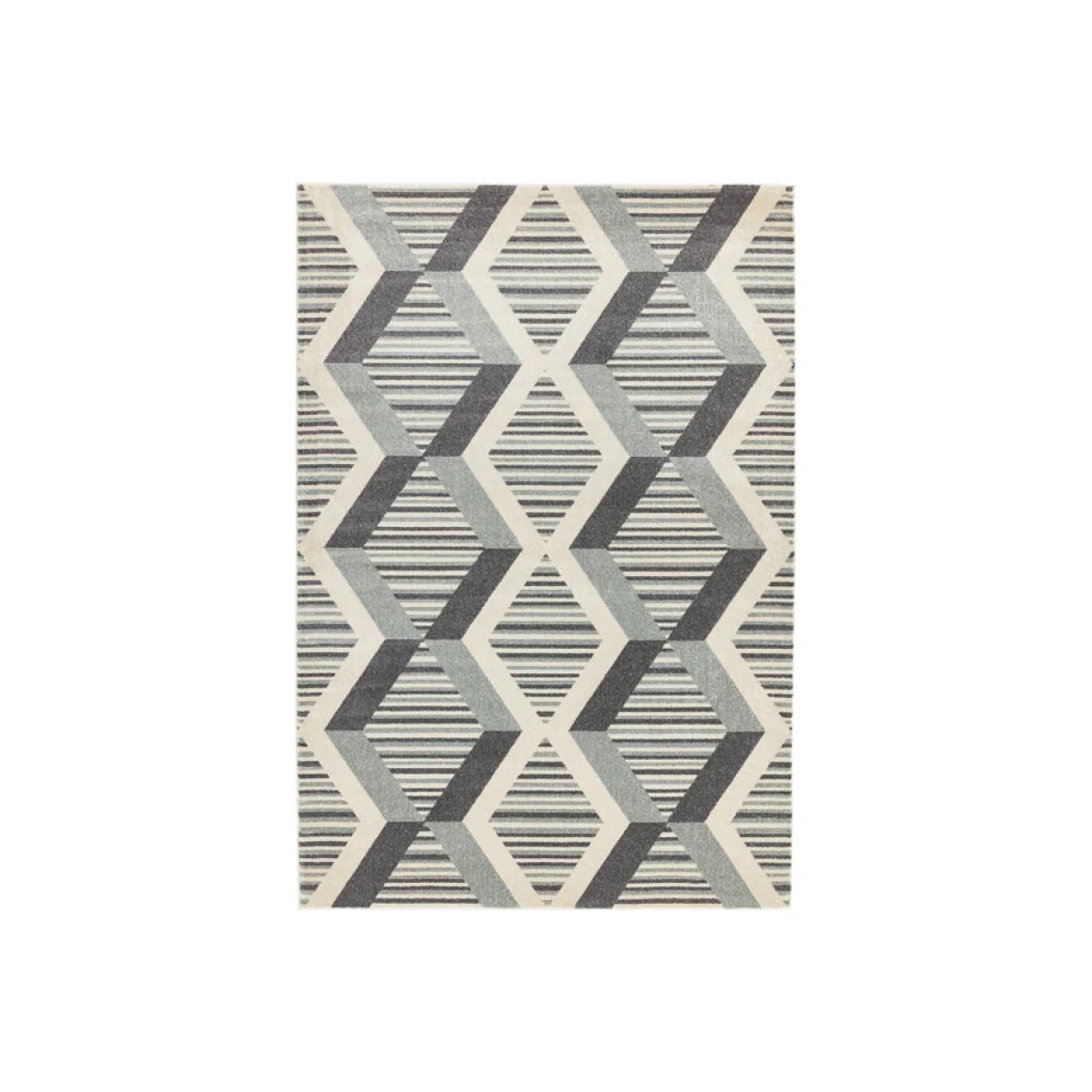 Asiatic Carpets Colt Machine Woven Rug Diamond Grey - 160 x 230cm