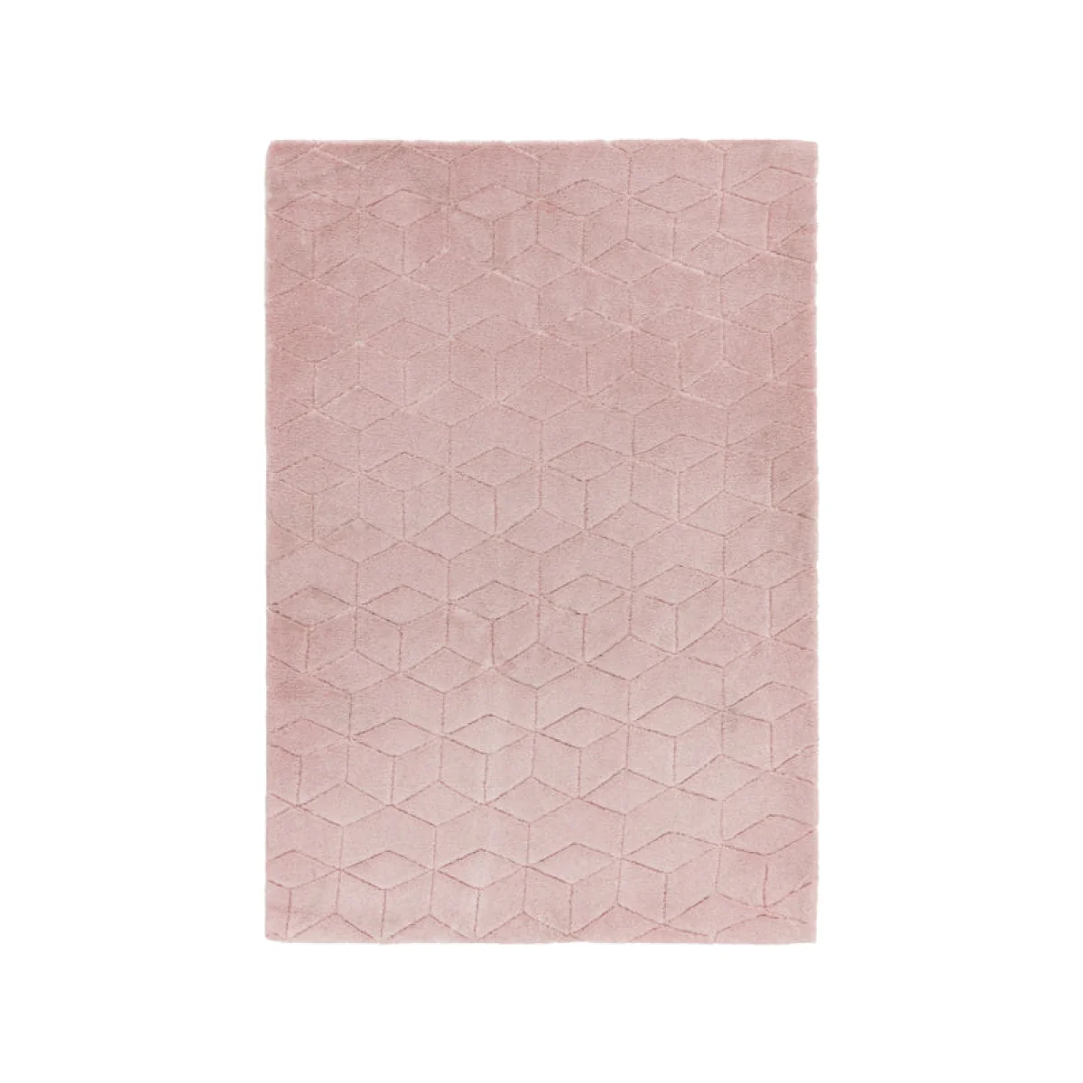 Asiatic Carpets Cozy knitted Rug Pink - 80 x 150cm