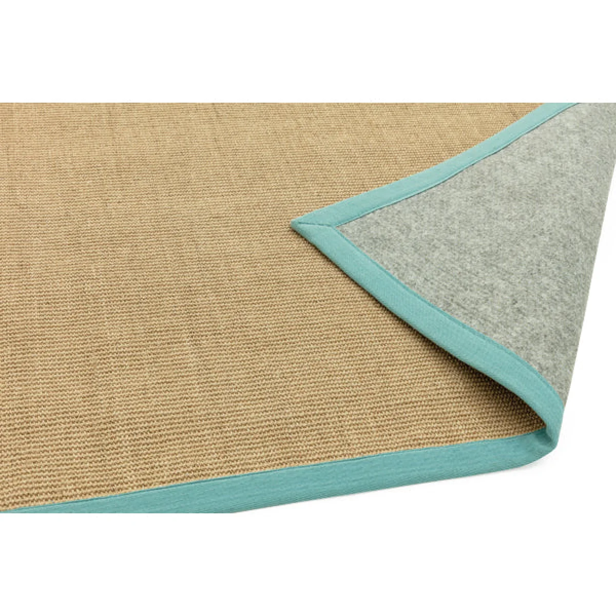 Asiatic Carpets Sisal Machine Woven Rug Linen/Aqua - 200 x 300cm – image 2
