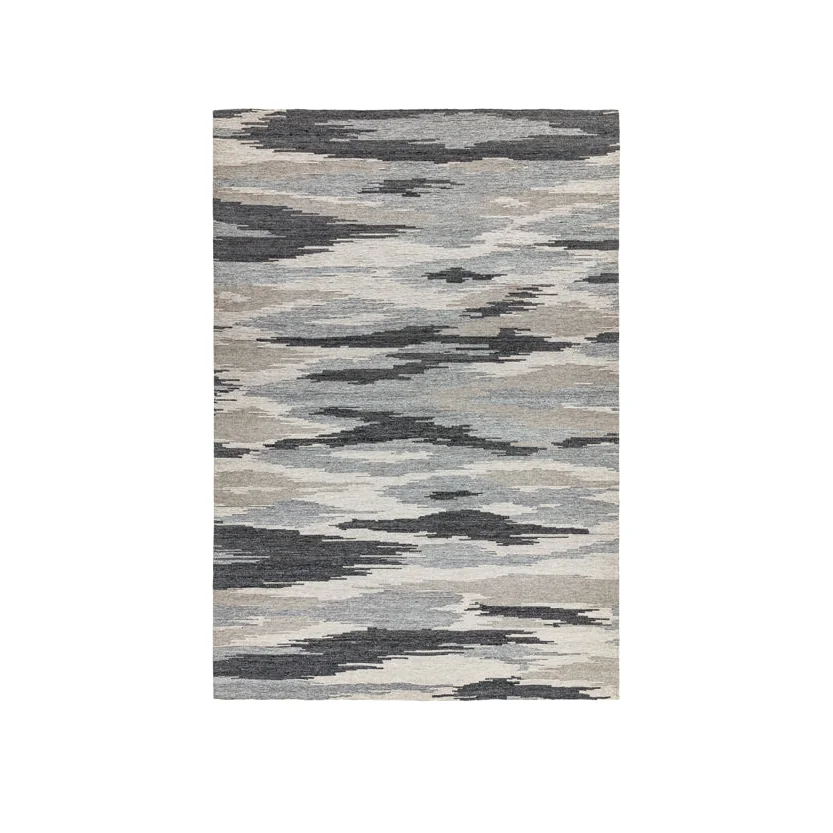 Asiatic Carpets Shade JACQUARD Rug Strata Grey - 200 x 290cm