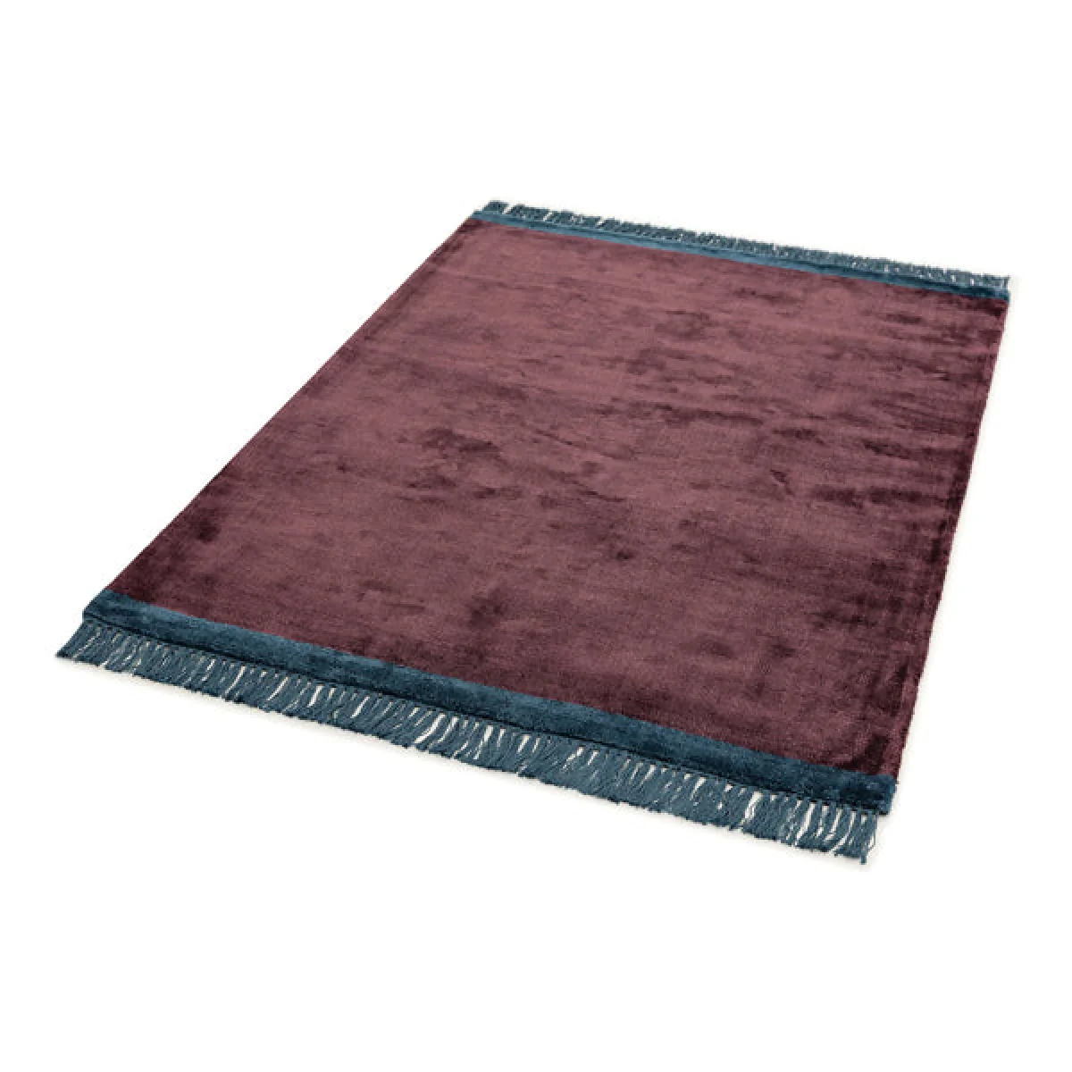 Asiatic Carpets Elgin Hand Woven Rug Plum/ Blue Border - 160 x 230cm – image 2