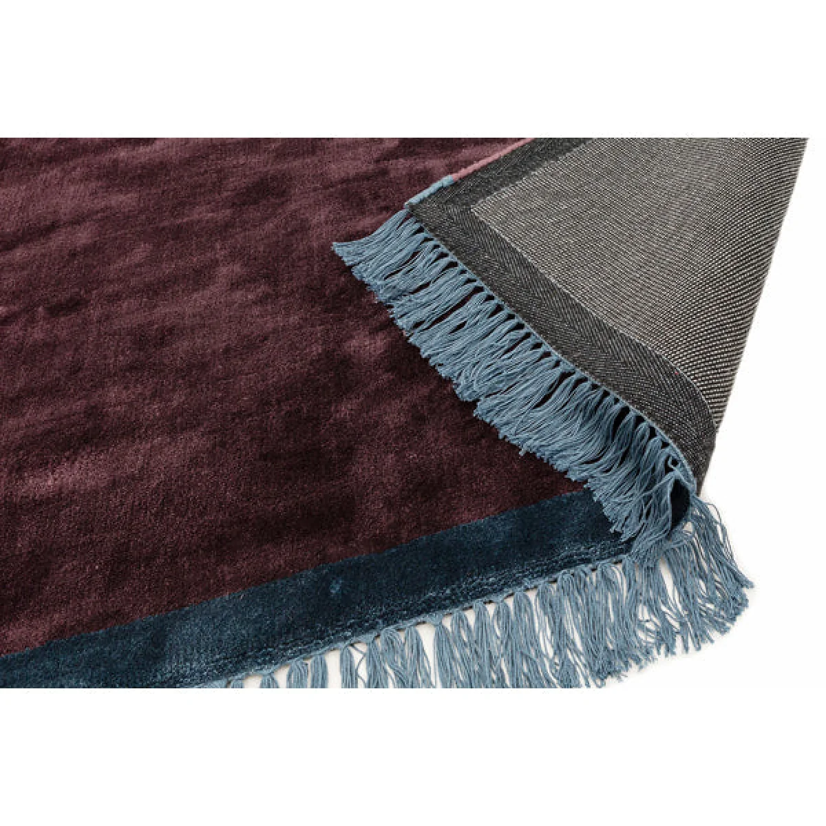 Asiatic Carpets Elgin Hand Woven Rug Plum/ Blue Border - 160 x 230cm – image 4