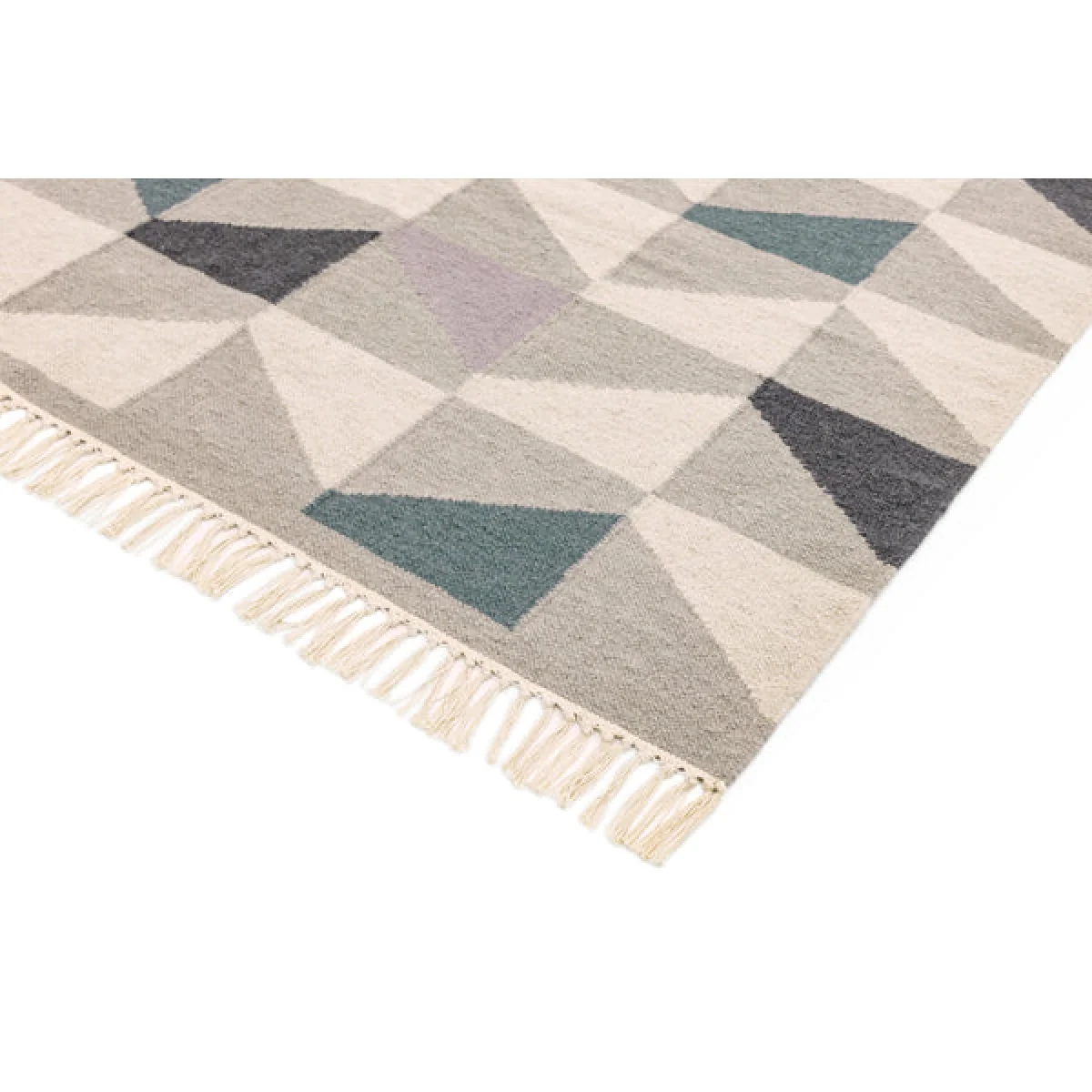 Asiatic Carpets Hackney Hand Woven Rug Geo Heather - 120 x 170cm – image 3