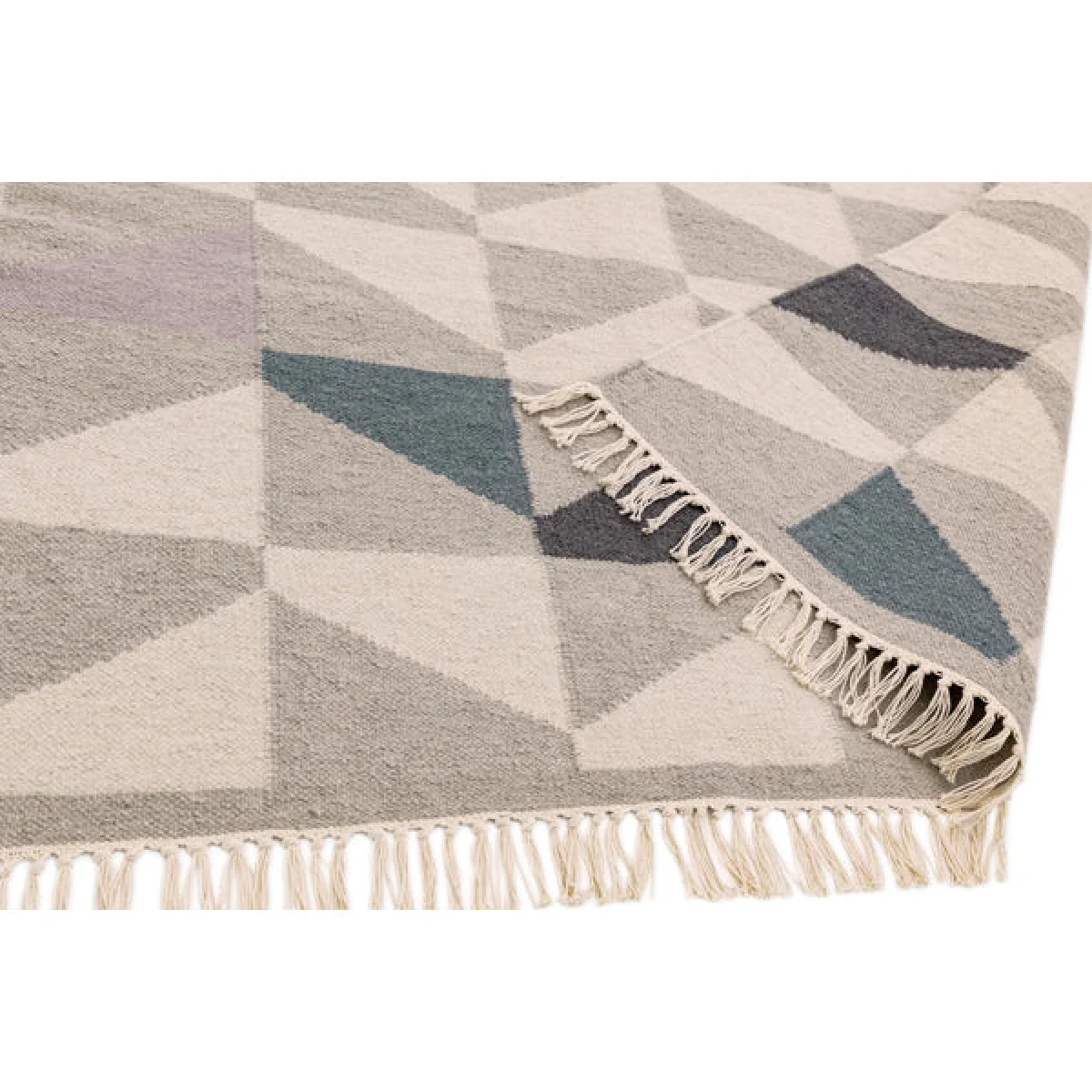 Asiatic Carpets Hackney Hand Woven Rug Geo Heather - 120 x 170cm – image 4