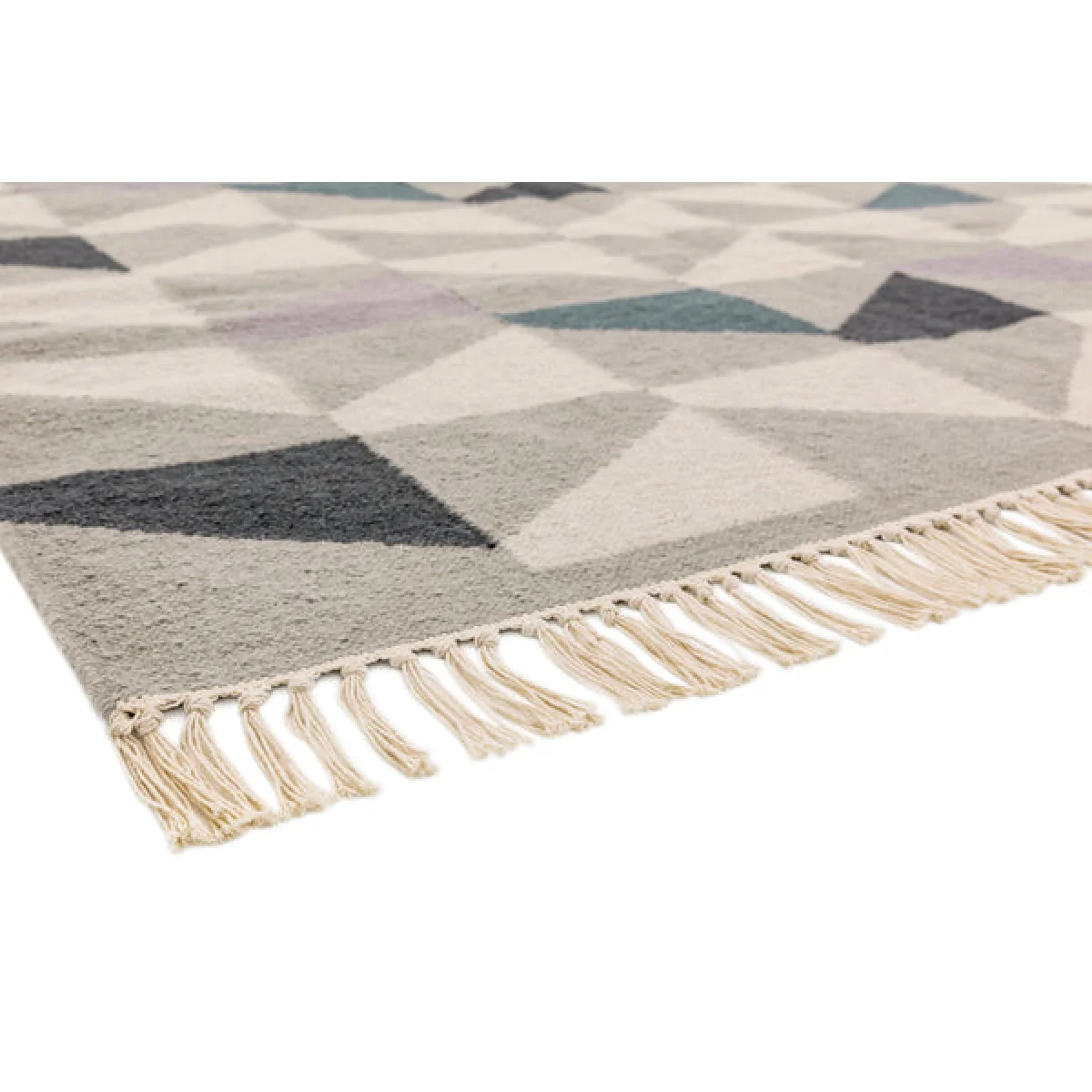Asiatic Carpets Hackney Hand Woven Rug Geo Heather - 120 x 170cm – image 5
