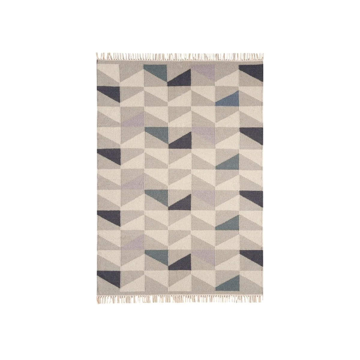 Asiatic Carpets Hackney Hand Woven Rug Geo Heather - 120 x 170cm – image 1