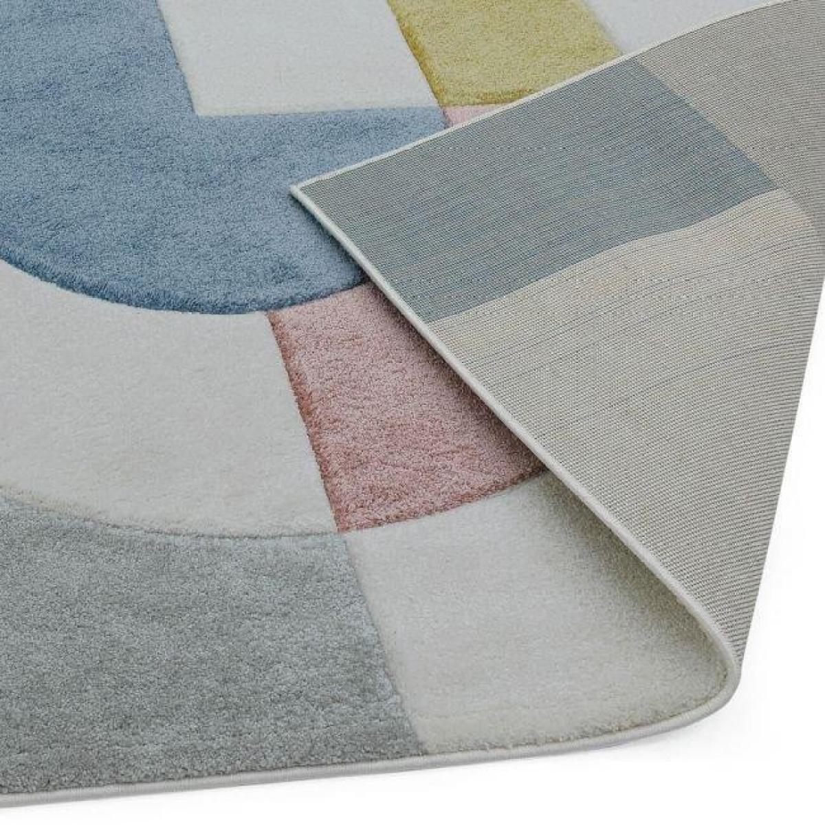 Asiatic Sketch Retro SK08 Rug - Multi - 120x170cm, Geometric - Cream/Beige/Grey/Pink/Yellow – image 4