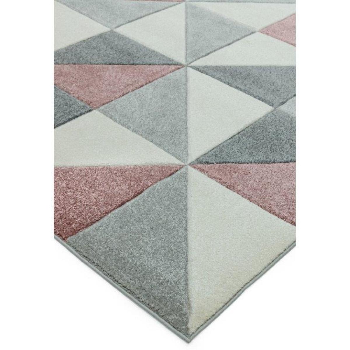 Asiatic Sketch Cubic SK05 Rug - Pink - 080x150cm, Geometric - ["Pink","Grey","Cream"] – image 4