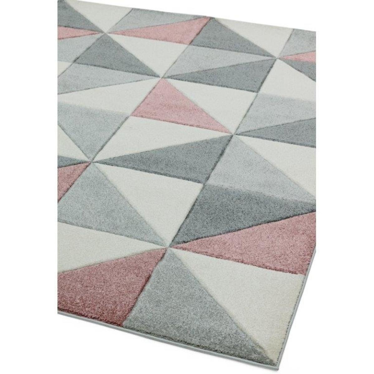 Asiatic Sketch Cubic SK05 Rug - Pink - 080x150cm, Geometric - ["Pink","Grey","Cream"] – image 5