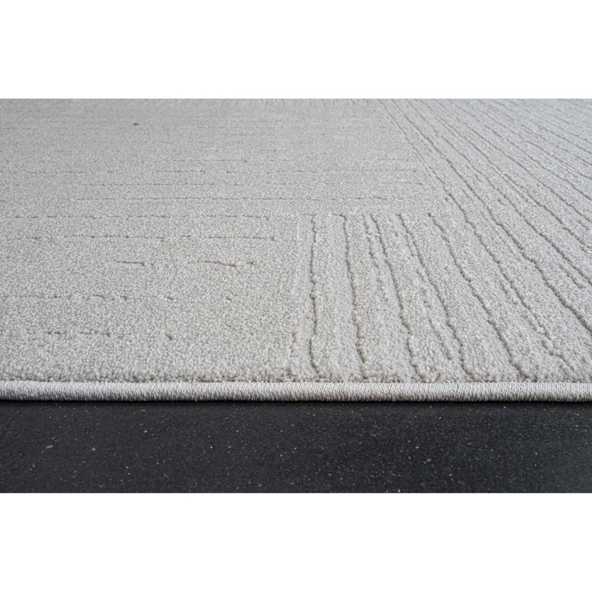 Mastercraft 041-0037/6161 Geo Soft Touch Rug - Grey - 133cm x 195cm – image 4