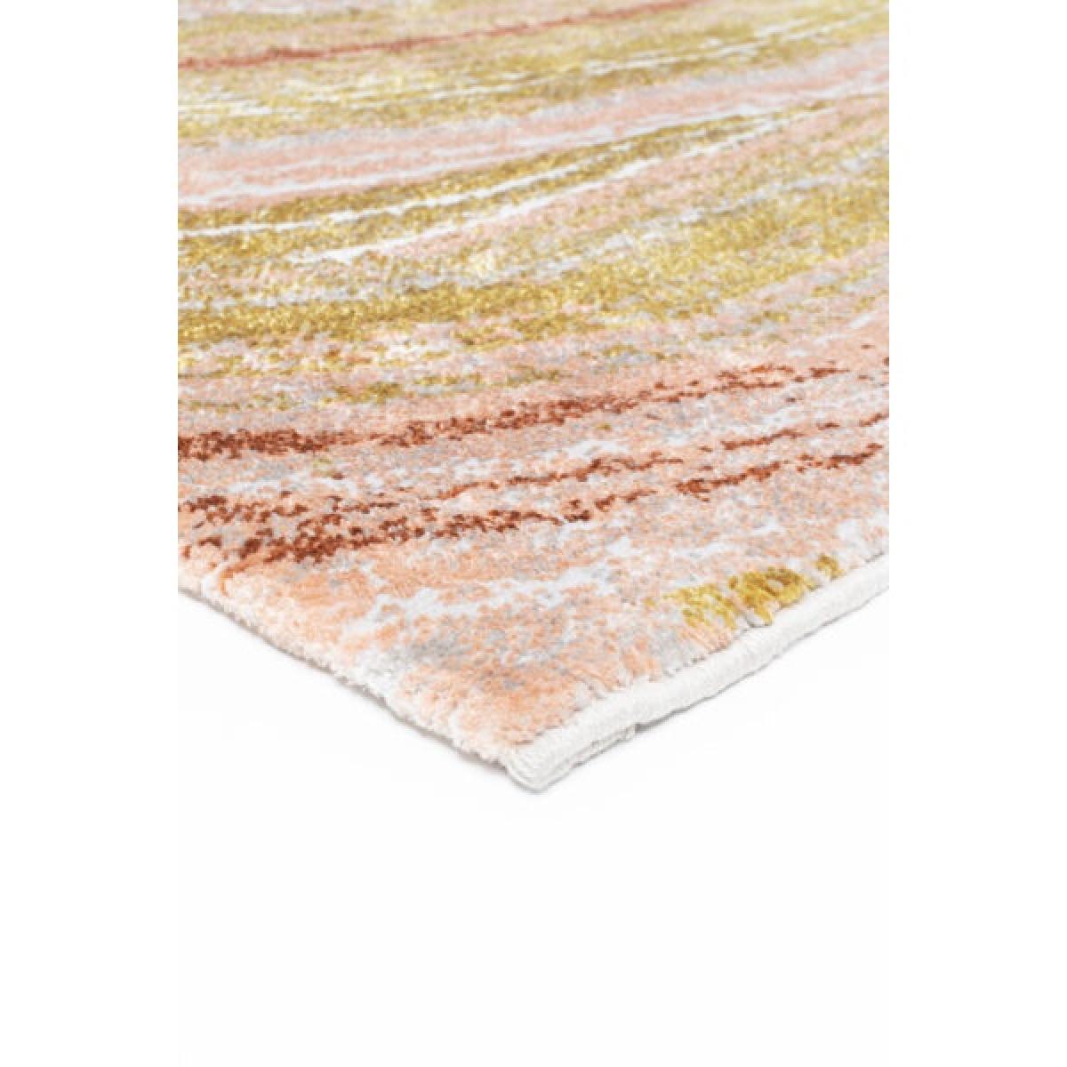 Mastercraft 471.24.Gc995 Moda Modern Rug - Pink/Gold - 80cm x 140cm – image 7