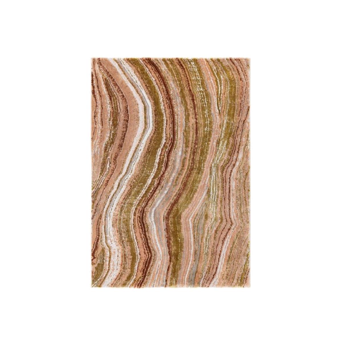 Mastercraft 471.24.Gc995 Moda Modern Rug - Pink/Gold - 80cm x 140cm – image 1