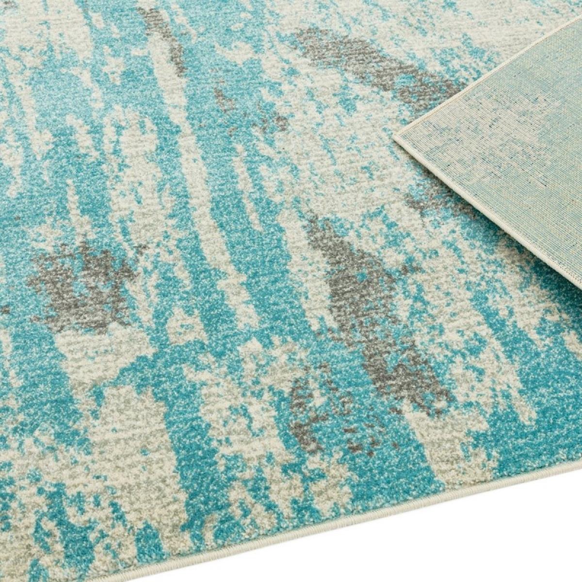 Asiatic Nova NV15 Abstract Rug - Painterly Duck Egg - 160cm x 230cm – image 5