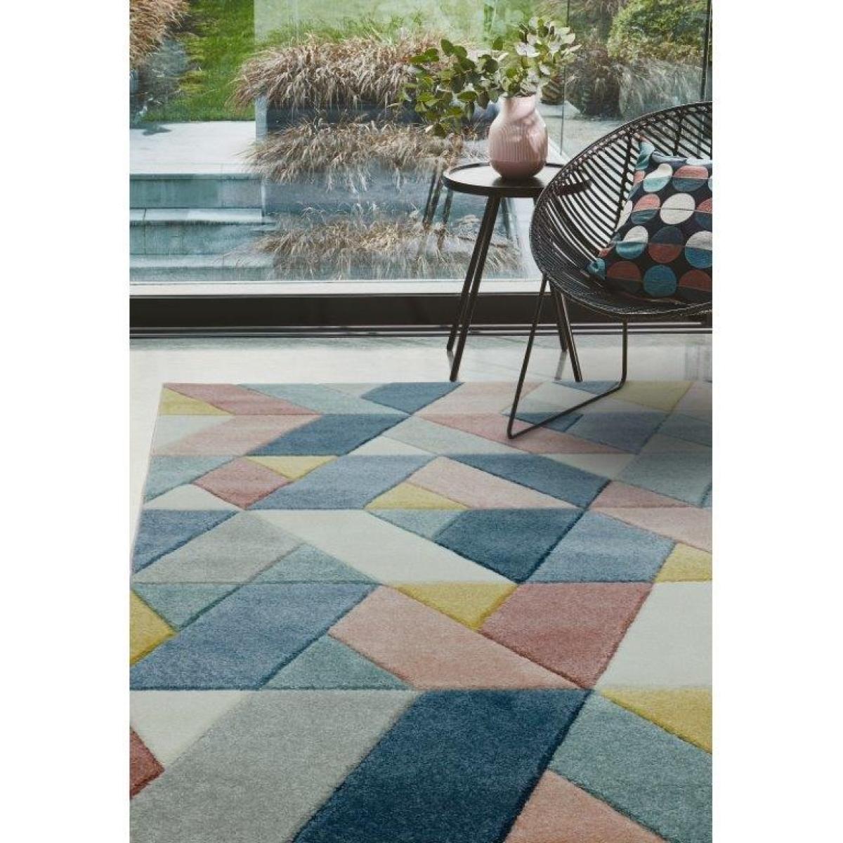 Asiatic Sketch Rhombus SK02 Rug - Multi - 160x230cm, Geometric - Pink/Blue/Yellow – image 2