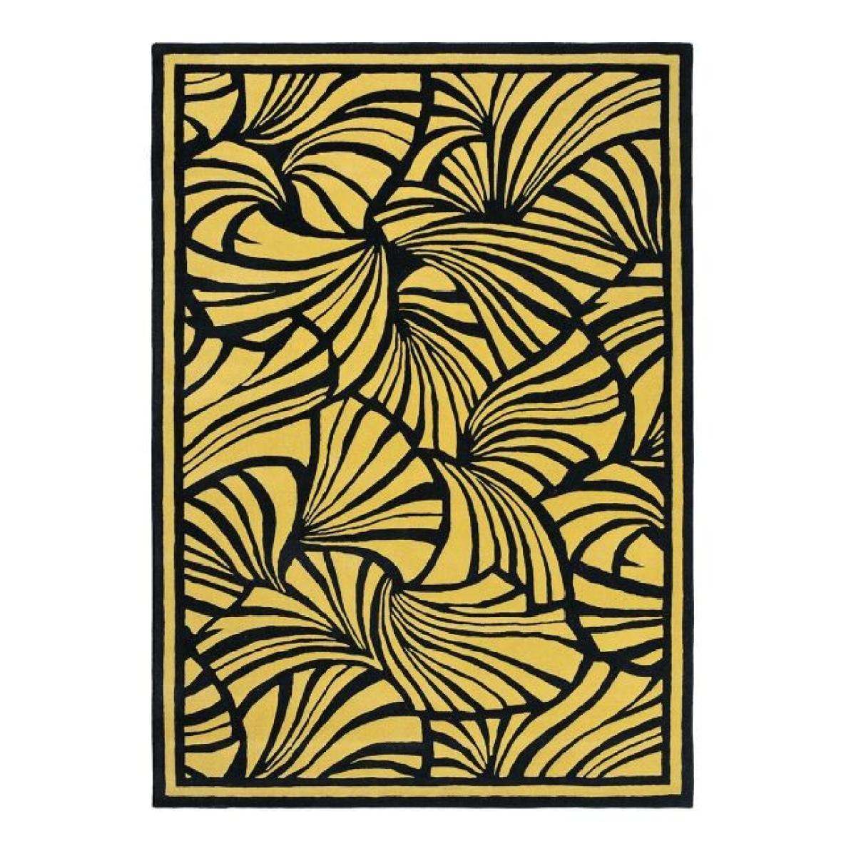 Florence Broadhurst Japanese Fans Gold 39305 Rug – image 2