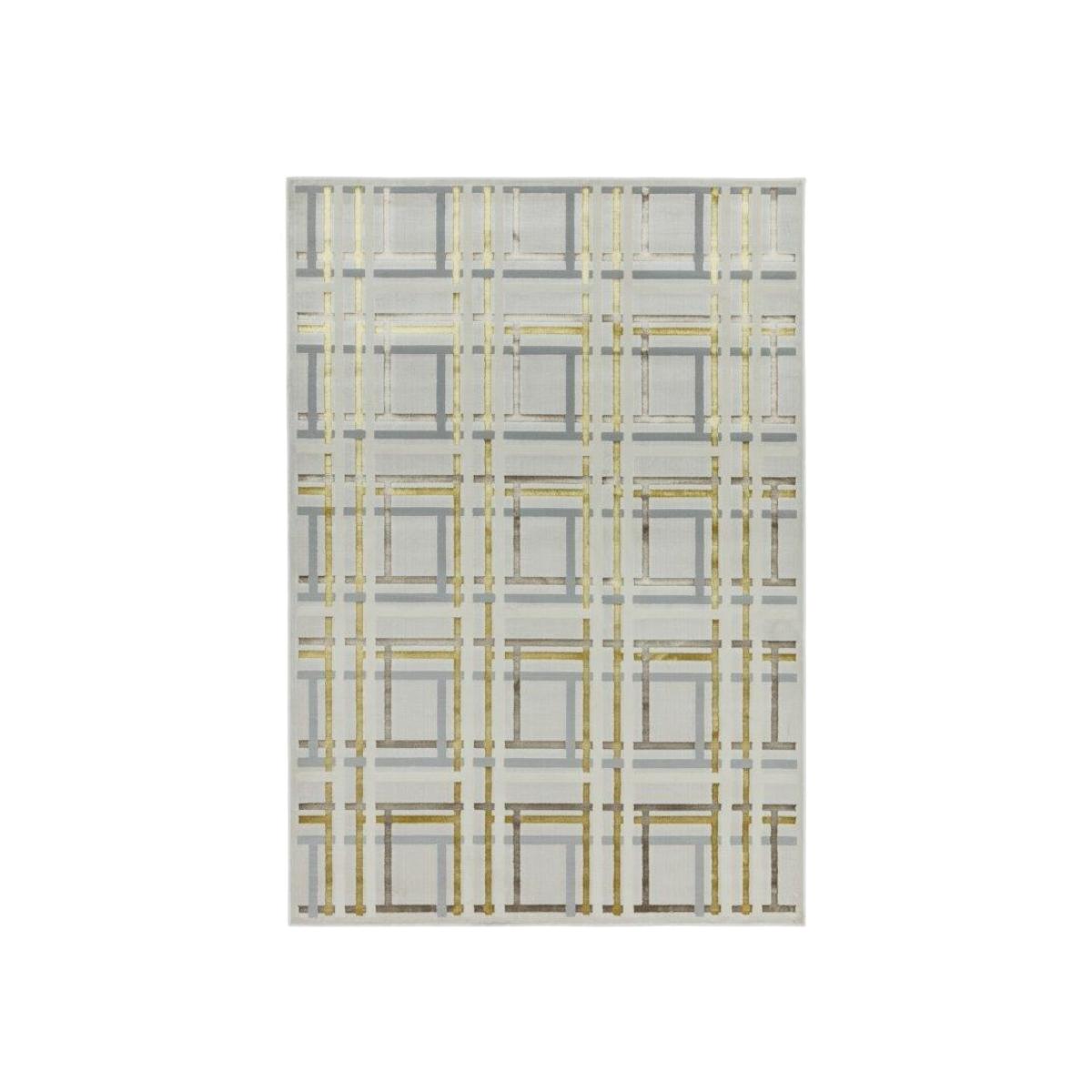 Asiatic Aurora AU15 Rug - Elexus - 160x230cm - Cream/Beige/Grey/Silver/Yellow – image 1